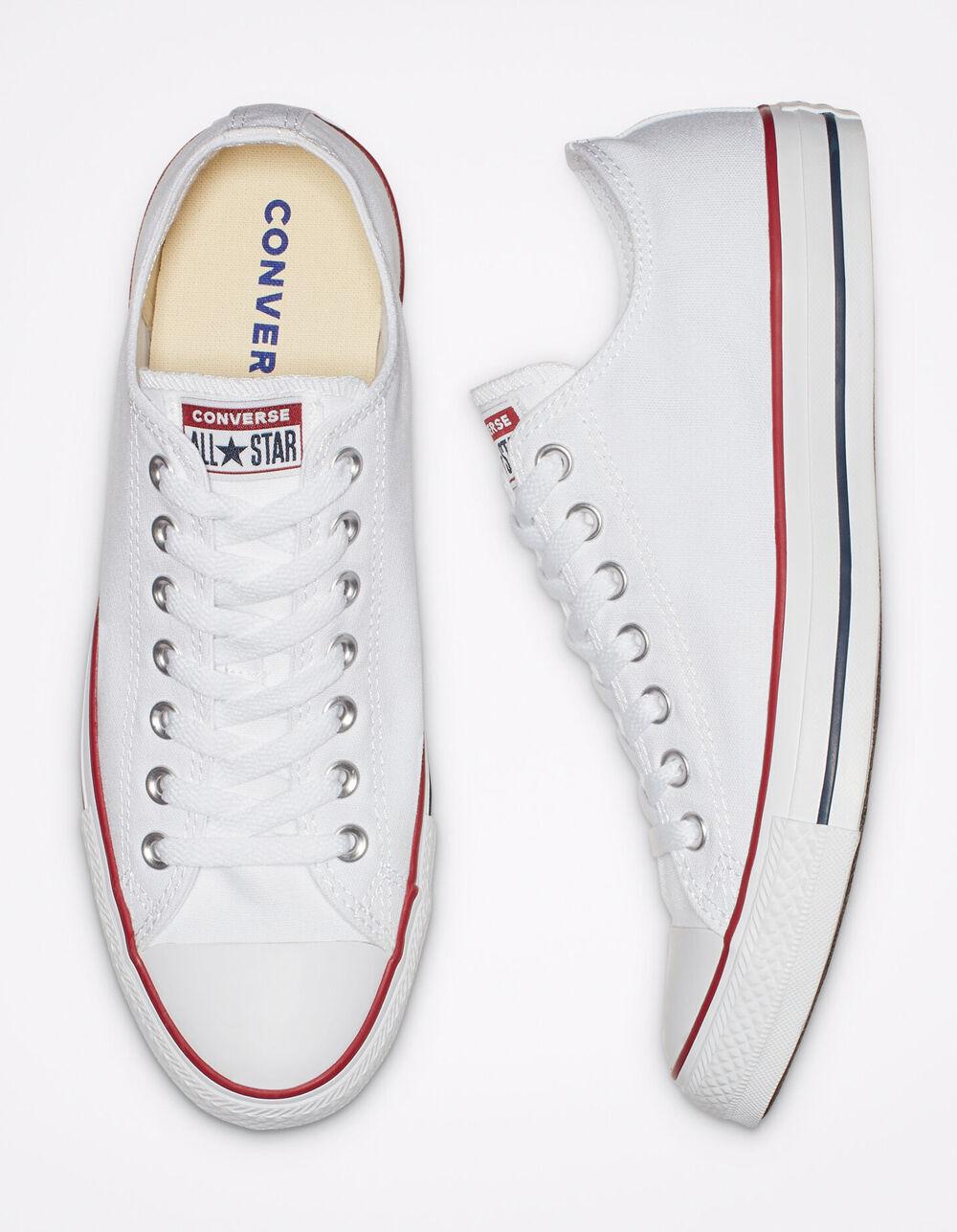 CONVERSE Chuck Taylor All Star White Low Top Shoes - WHITE Product Image