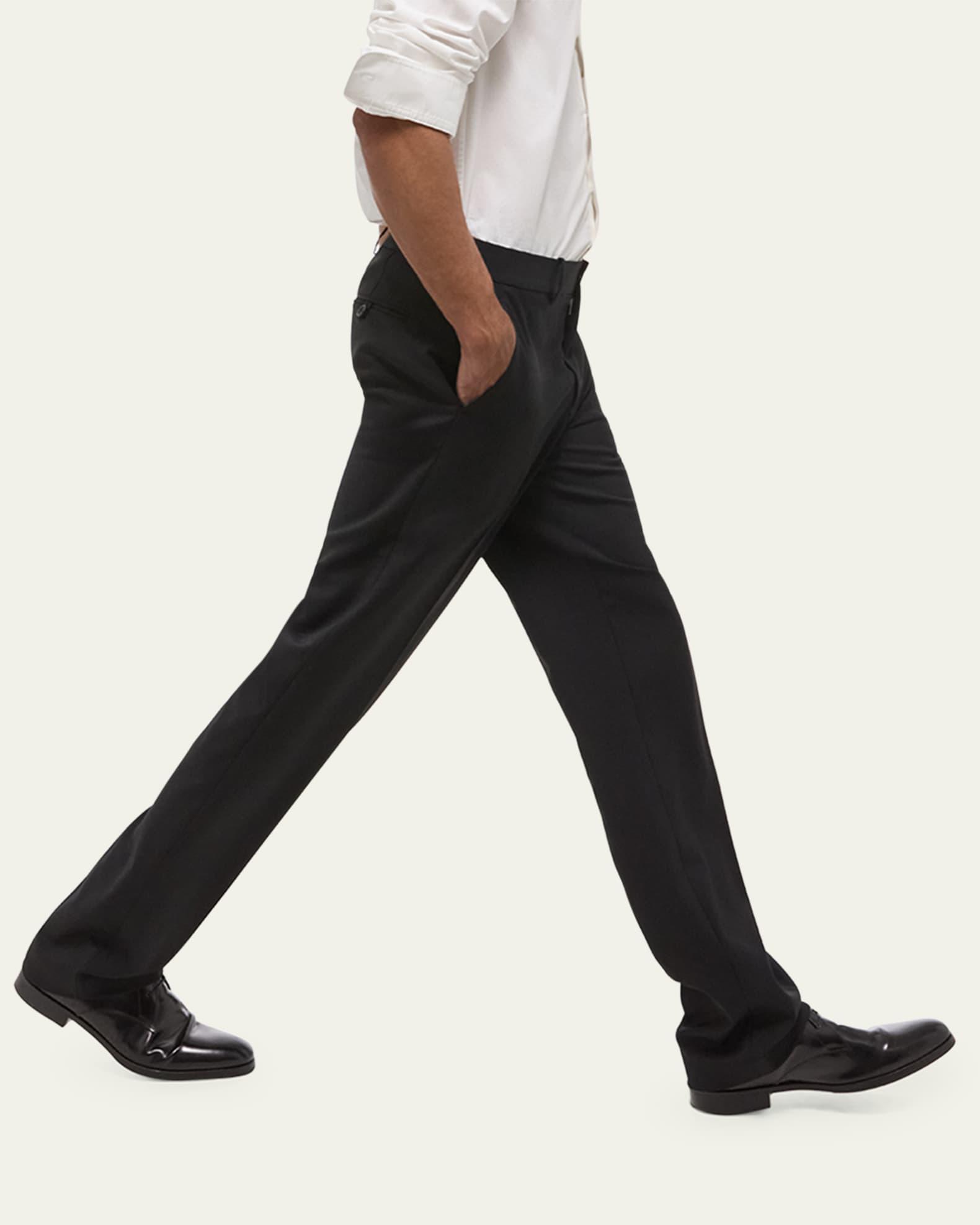 Men's Straight-Leg Crepe Suit Pants Product Image