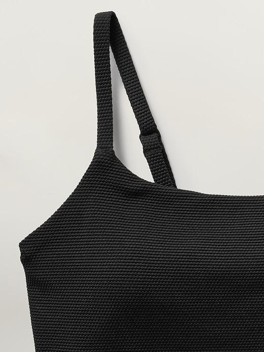 Scoop Crop Pique Tankini D-DD Product Image