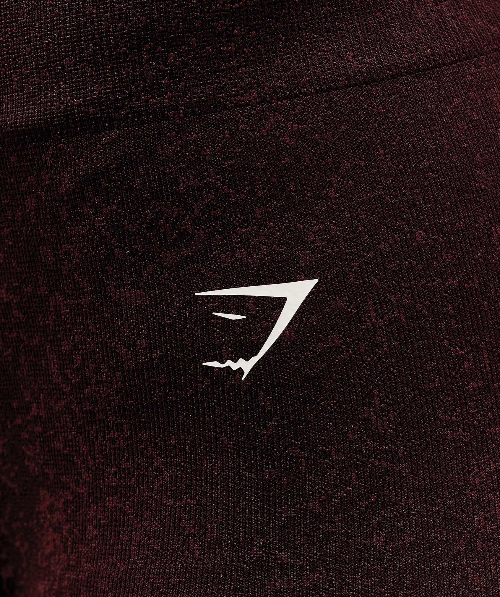 Gymshark Adapt Fleck x Whitney Seamless Shorts - Cherry Purple/Rich Maroon Female Product Image