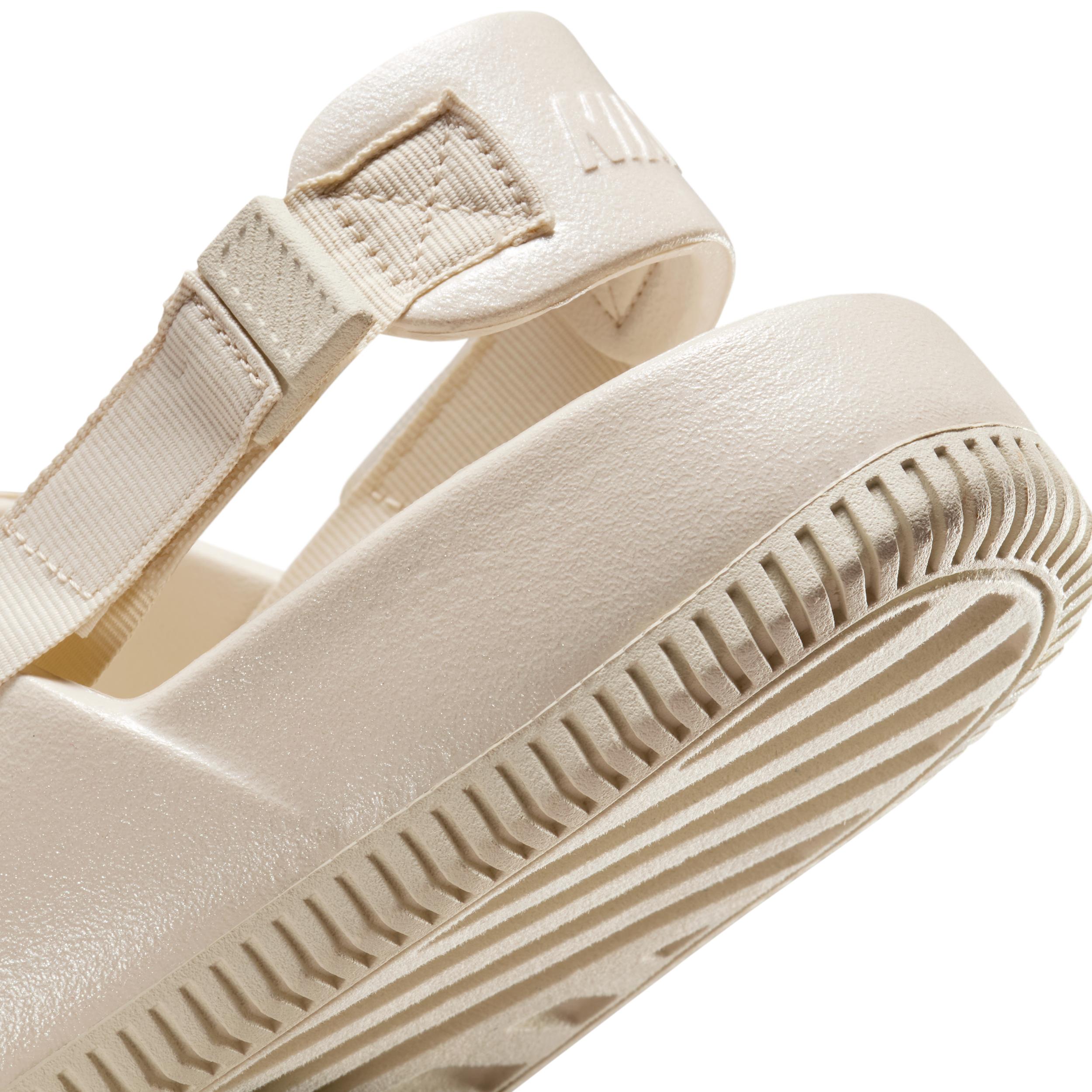 Nike Womens Calm Pearlized Mules | HQ7021-100 Product Image
