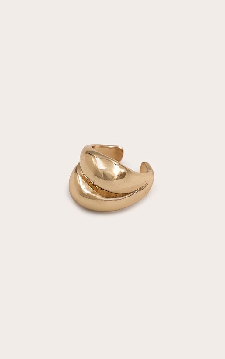 Gold Double Loop Ring Product Image