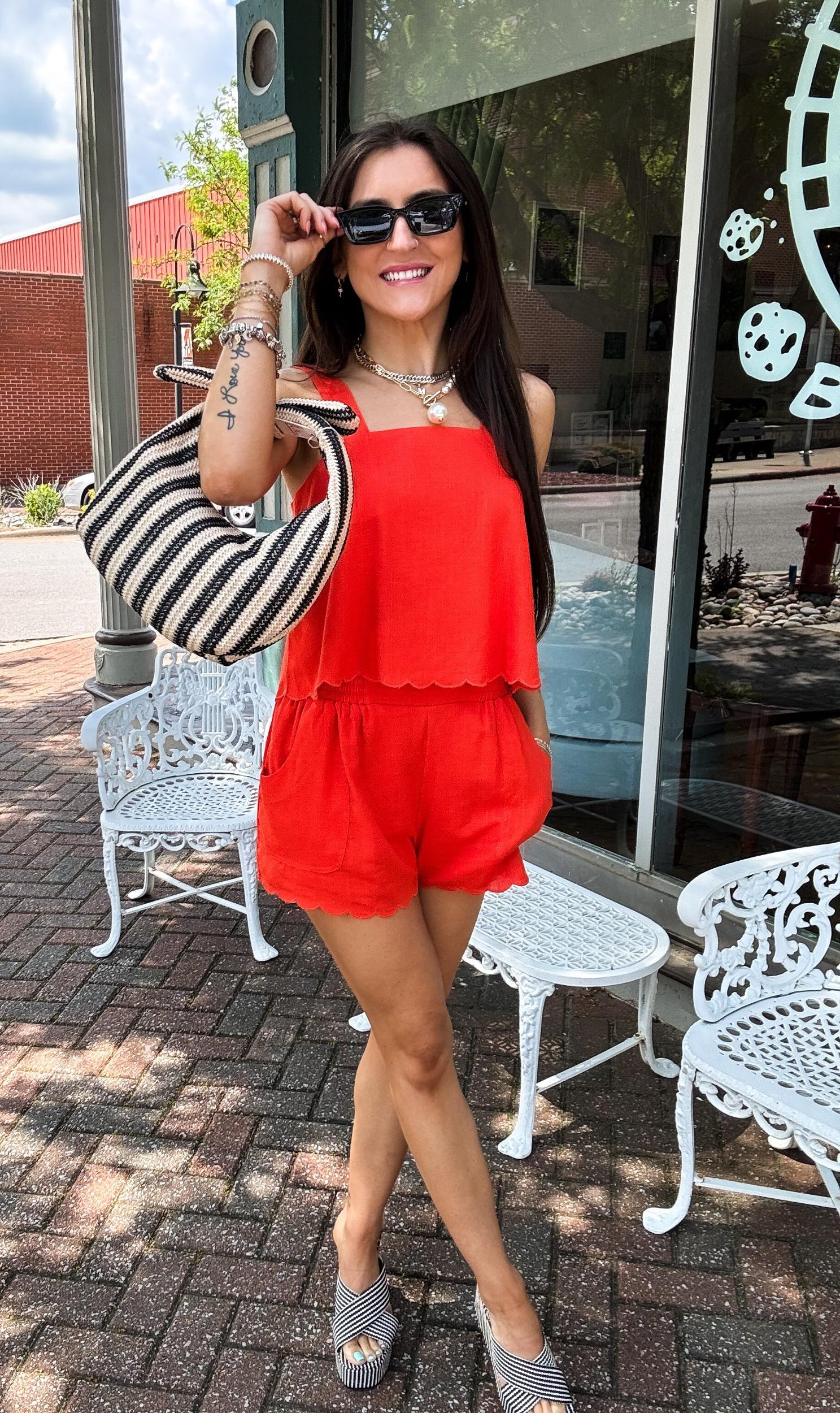 Sunset Glow Scalloped Set Product Image