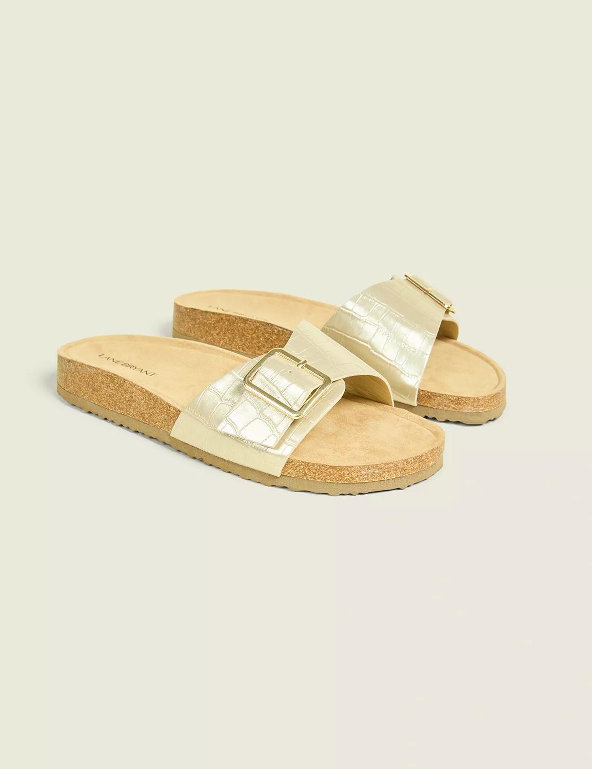 Dream Cloud Buckle-Detail Slip-On Sandal Product Image