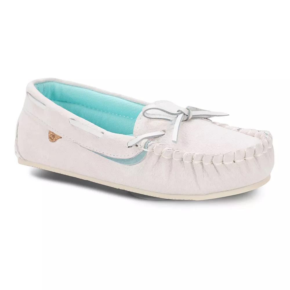 Mykos Selena Women's Suede Moccasin Shoes,  Product Image