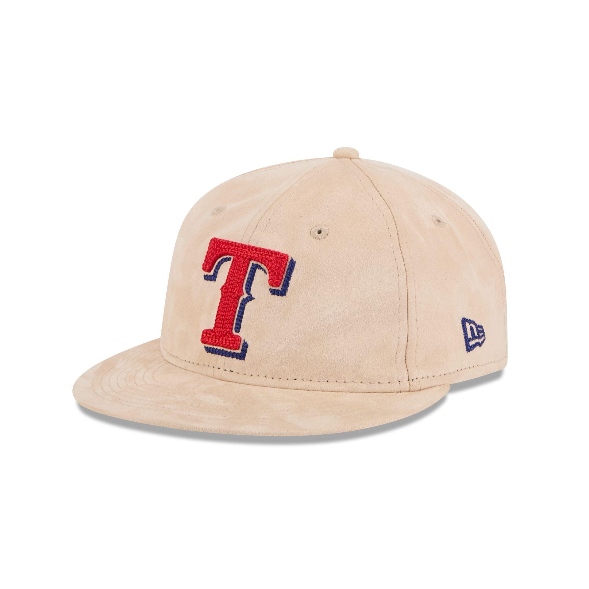 Texas Rangers Stone Suede Retro Crown 9FIFTY Snapback Hat Male Product Image
