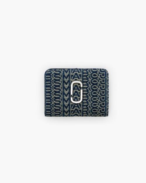 The Monogram Denim J Marc Mini Compact Wallet Product Image