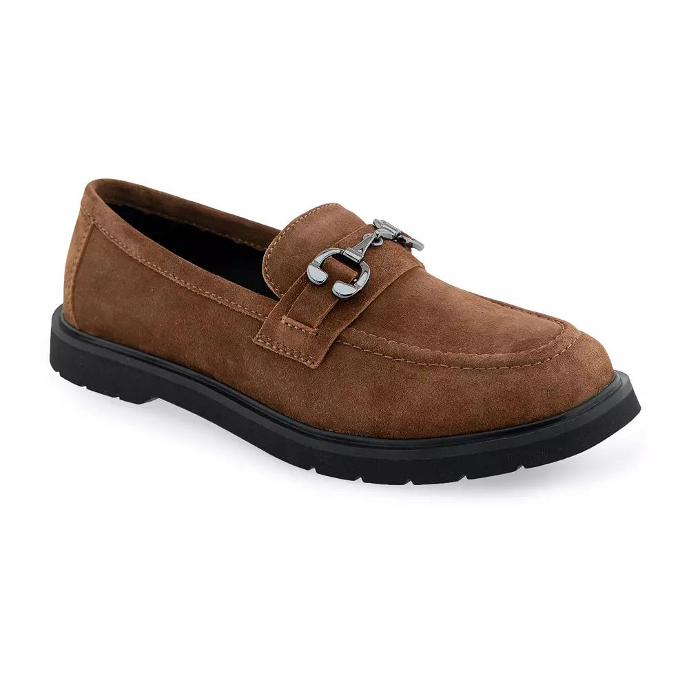 Aerosoles Beckett Women's Loafers, Size: 10, Black Faux Suede Product Image