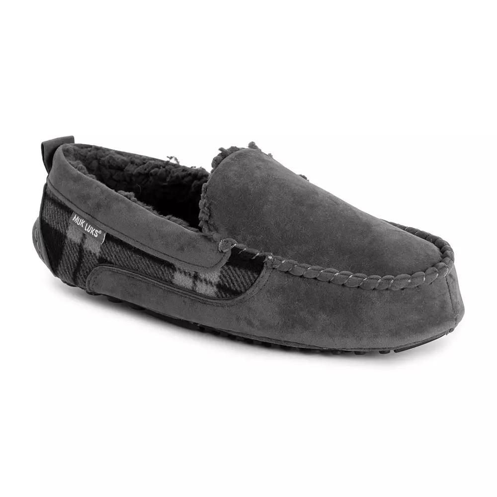 MUK LUKS® Emmett Men's Moccasin Slippers,  Product Image