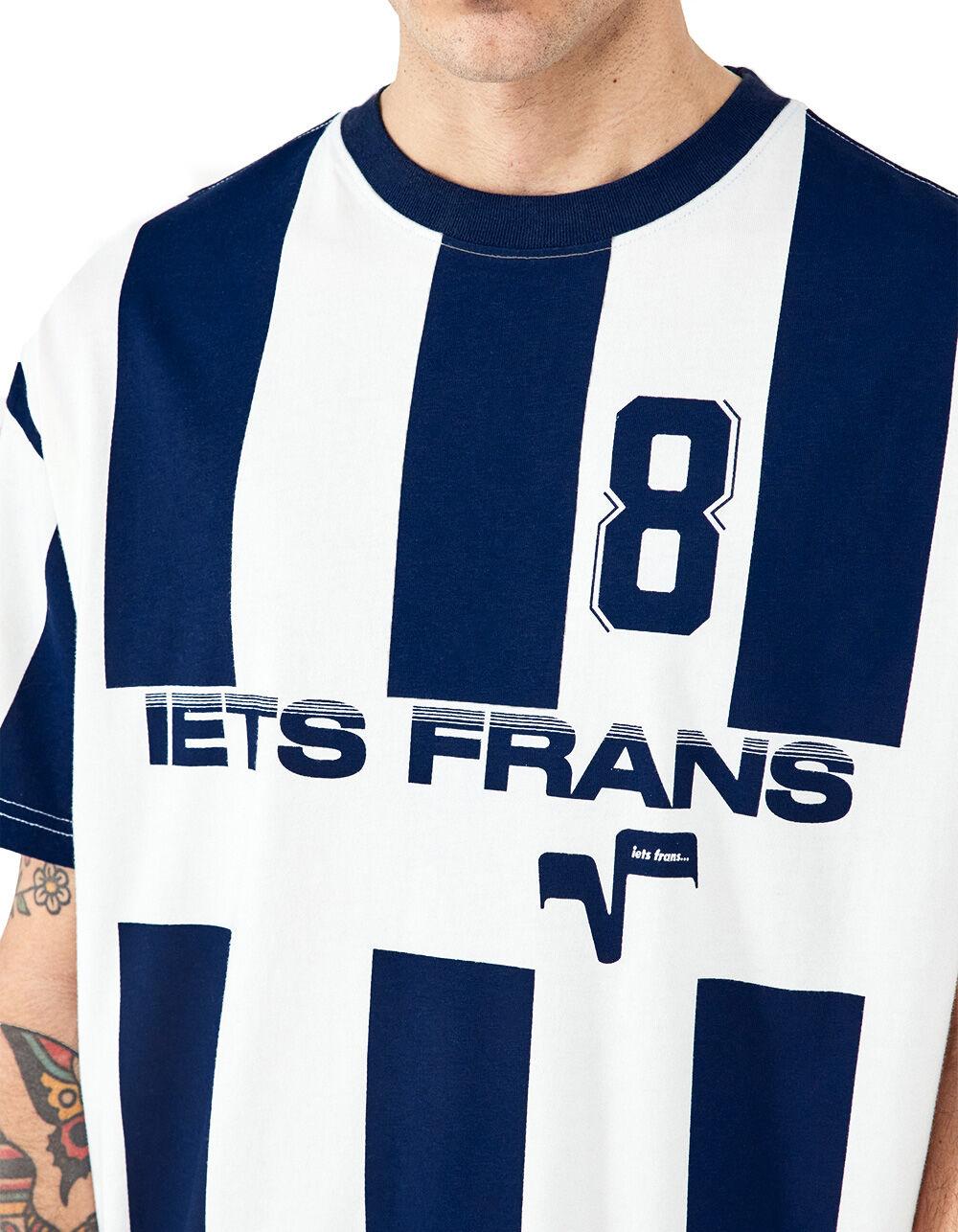 IETS FRANS Stripe Mens Tee - NAVY/WHITE Product Image