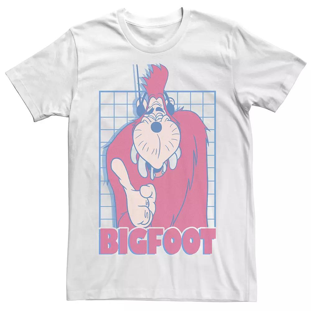 Big & Tall Disney A Goofy Movie Bigfoot Grid Tee, Men's,  Product Image