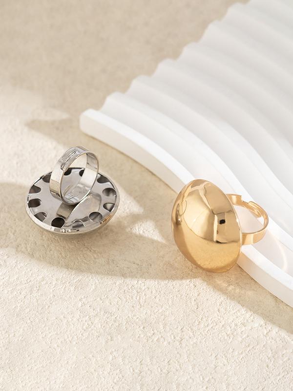 Geometric Shiny Rings Accessories Product Image