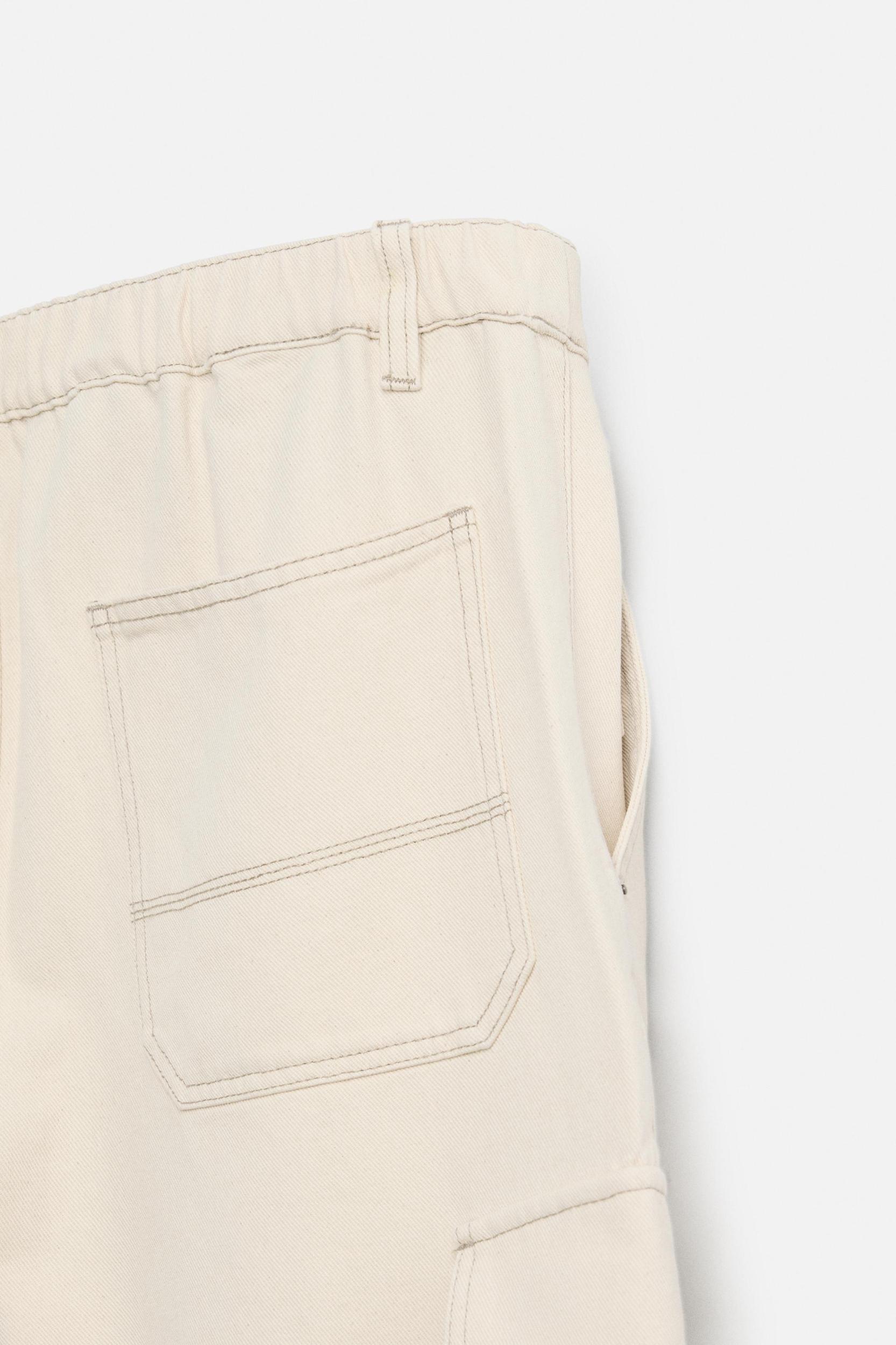 WIDE FIT CARGO PANTS Product Image
