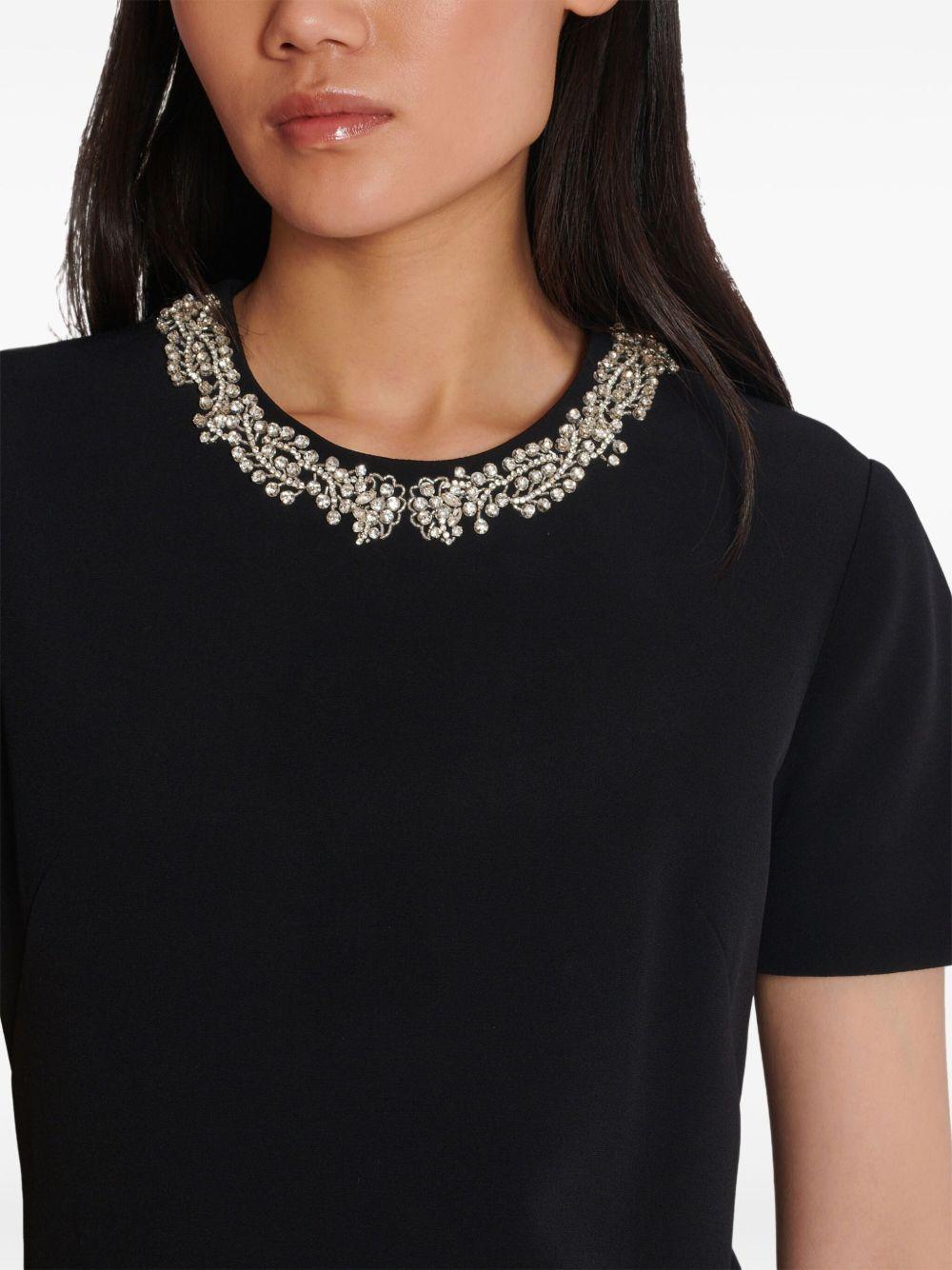 embroidered shift dress  Product Image