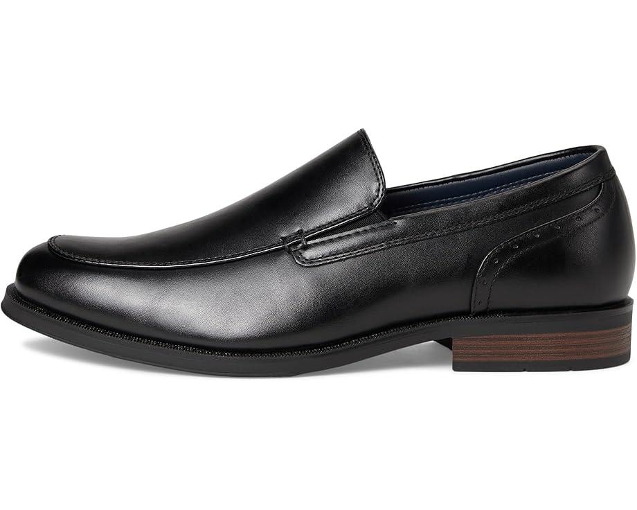 Stark Moccasin Toe Slip-On Leather Dress Casual Business Formal Loafer Product Image