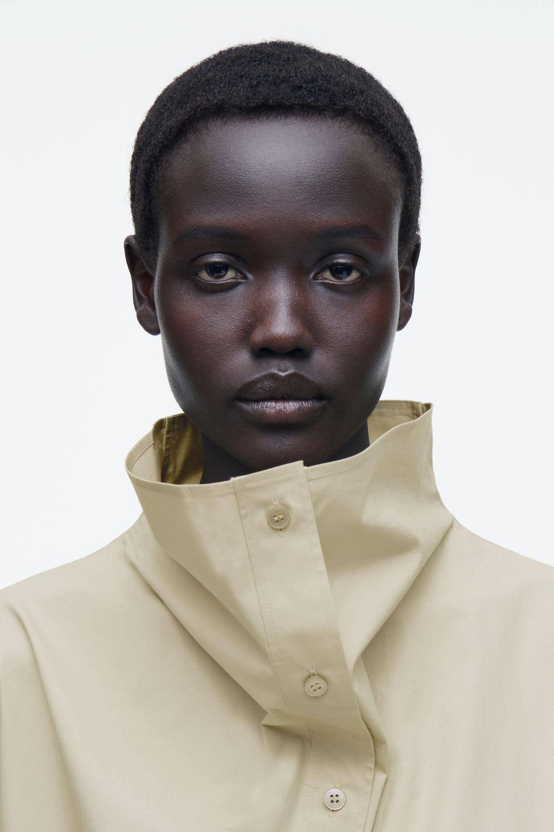 RELAXED FUNNEL-NECK SHIRT Product Image