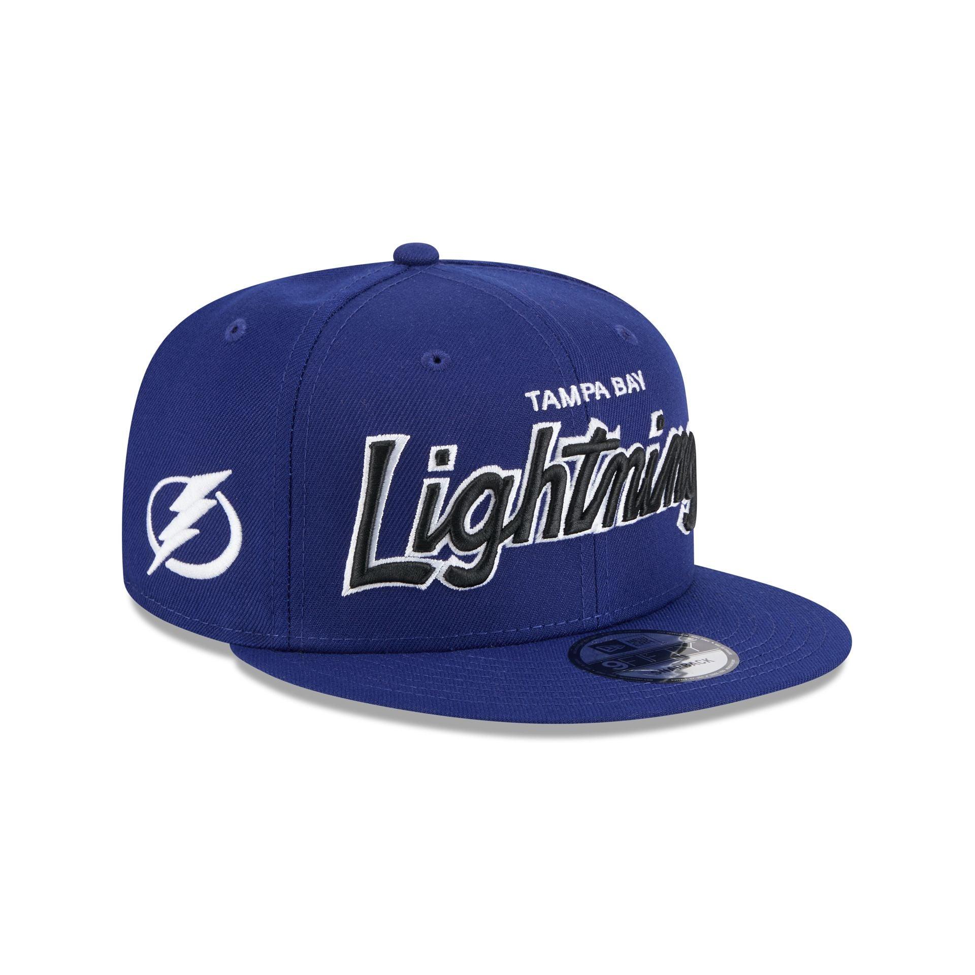 Tampa Bay Lightning Script 9FIFTY Snapback Hat Male Product Image