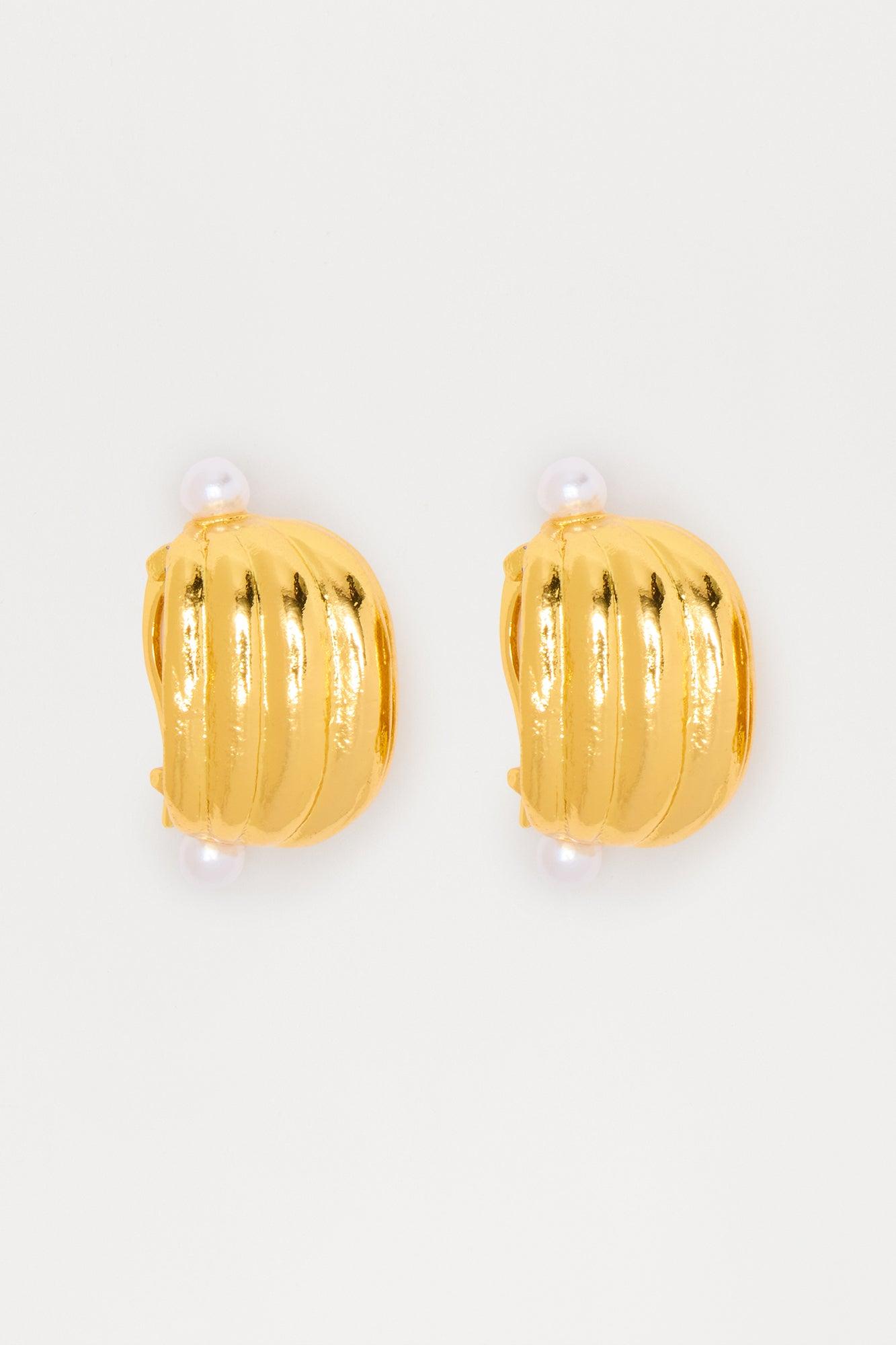 Flatter Me Earrings - Gold Product Image