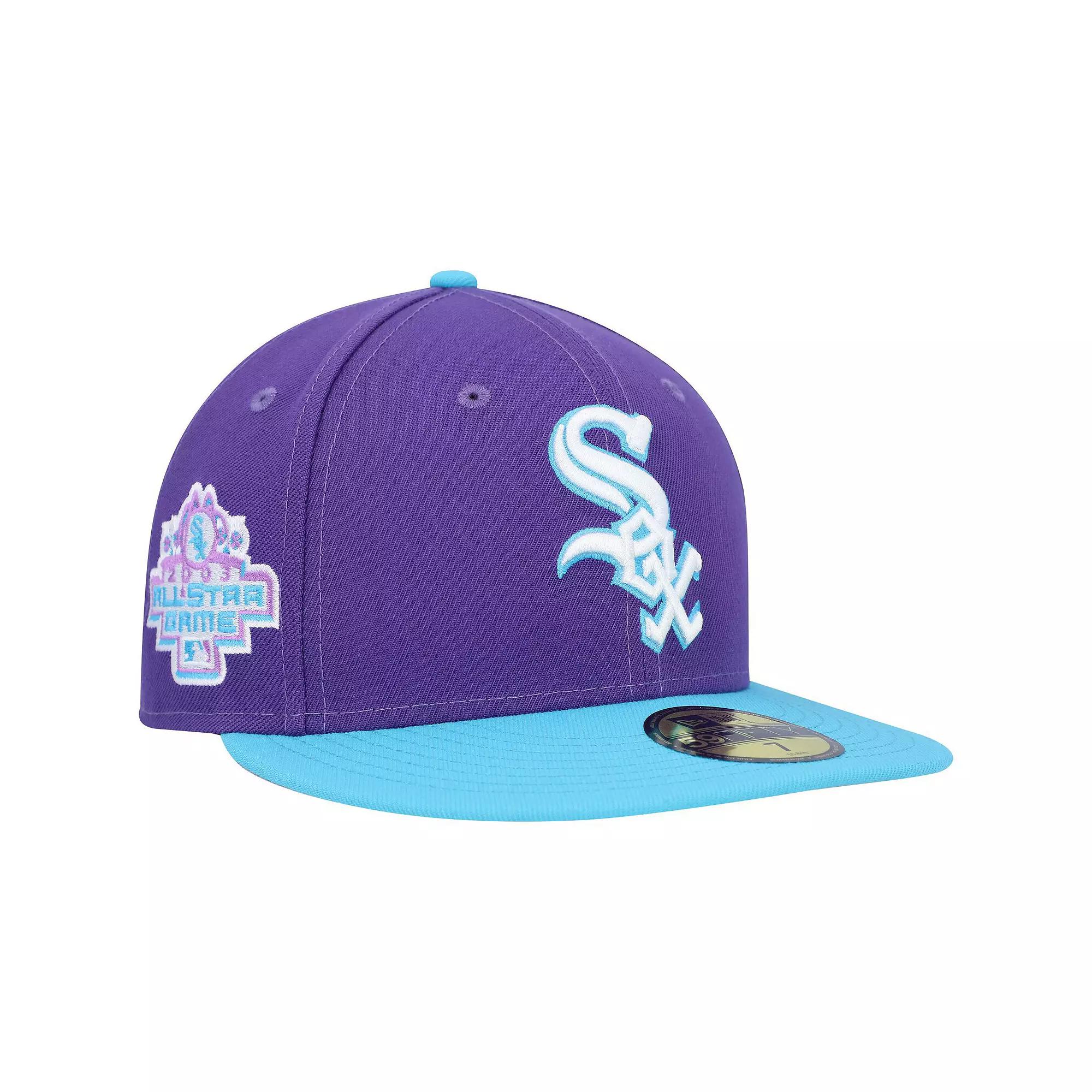 Men's New Era Purple Chicago White Sox Vice 59FIFTY Fitted Hat,  Product Image
