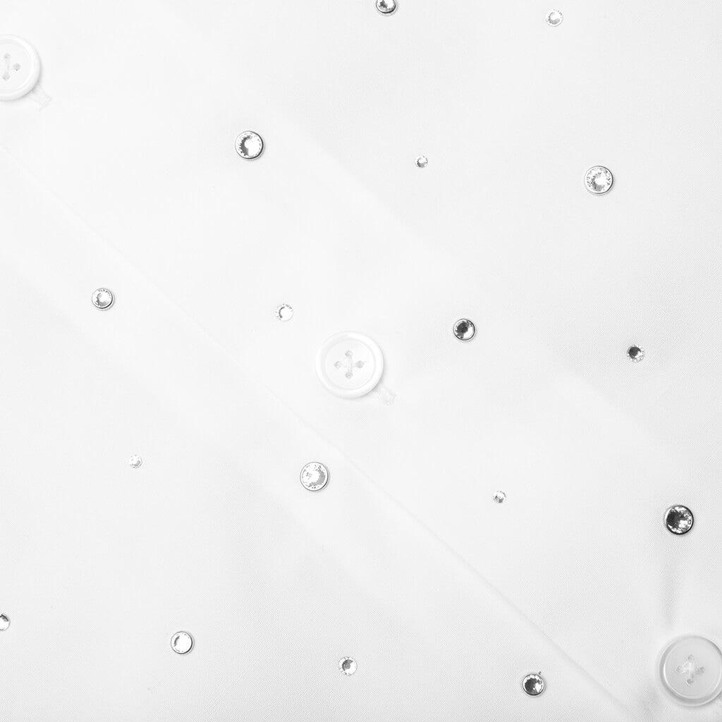 Boxy Fit S/S Shirt - White Male Product Image