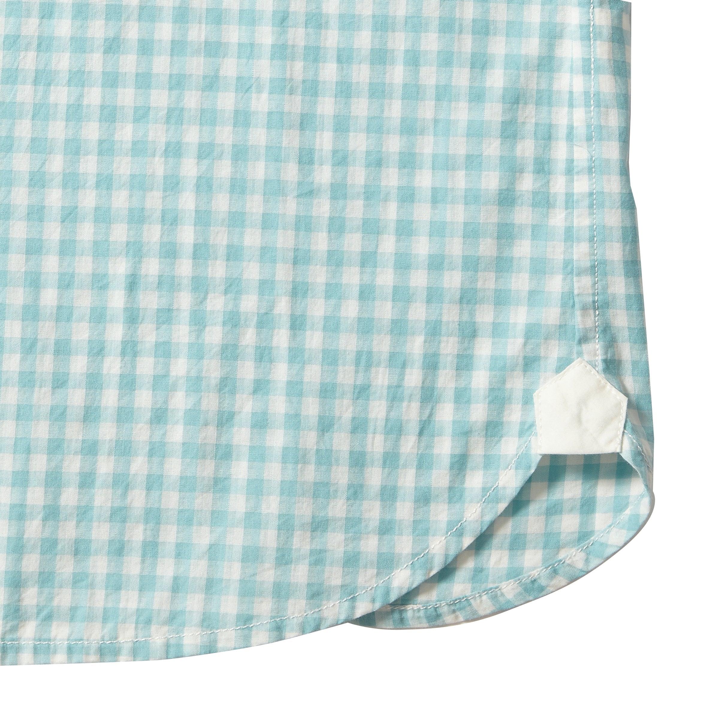 Grange Shadow Gingham Shirt- Seafoam * Product Image