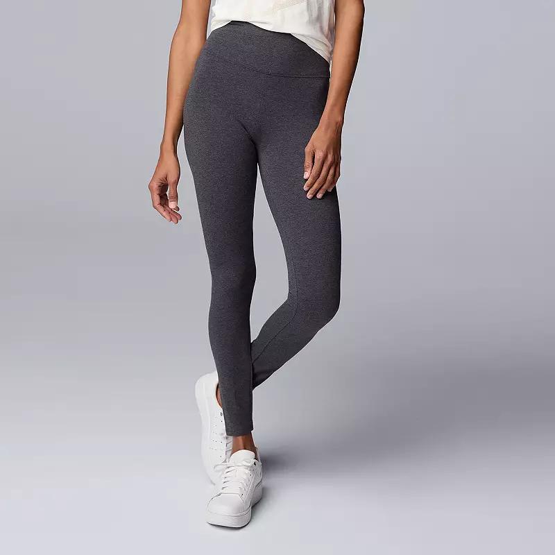 Women's Simply Vera Vera Wang Live-In Shaping High Rise Leggings,  Product Image