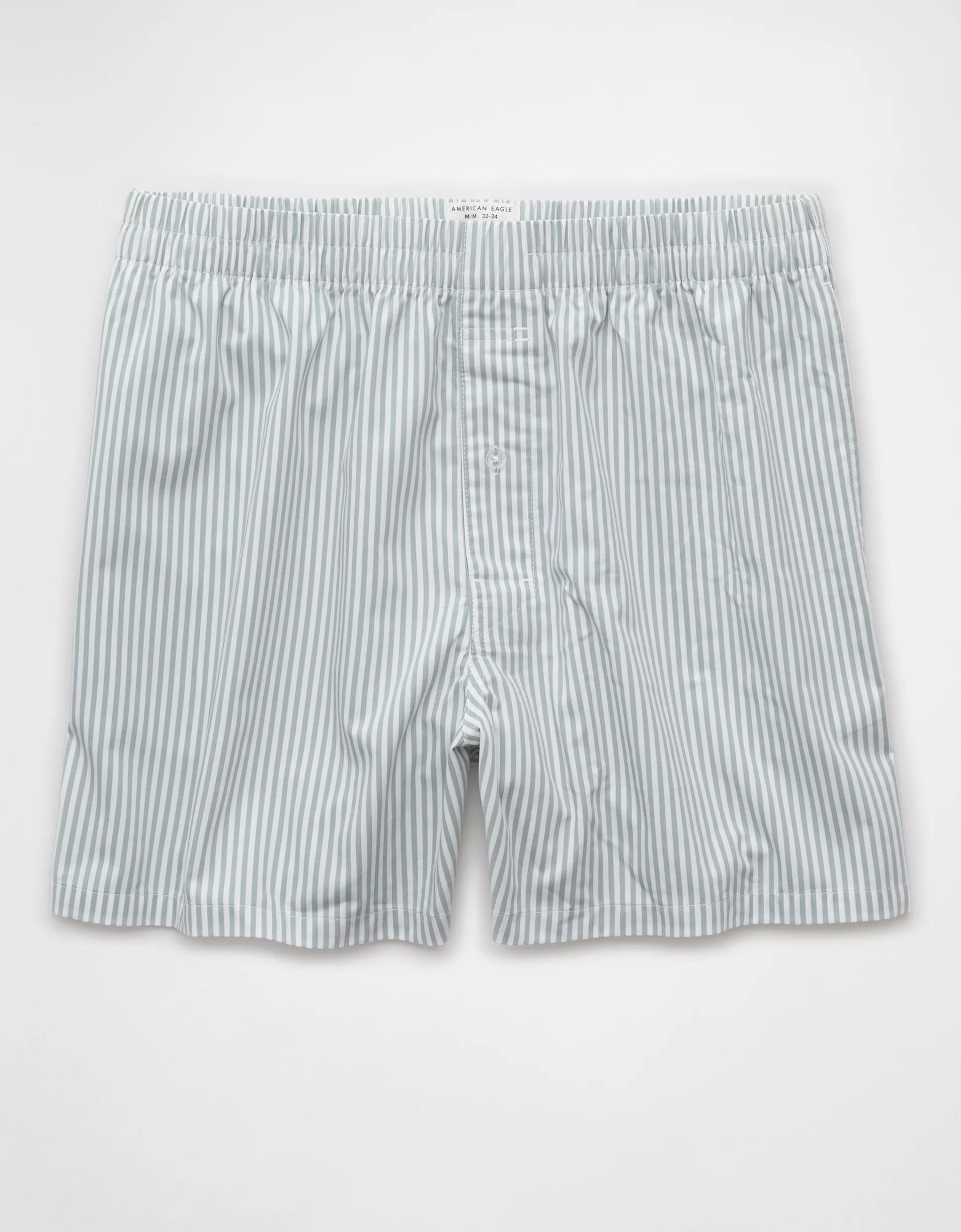 AEO Men's Striped Poplin Pocket Boxer Short Product Image