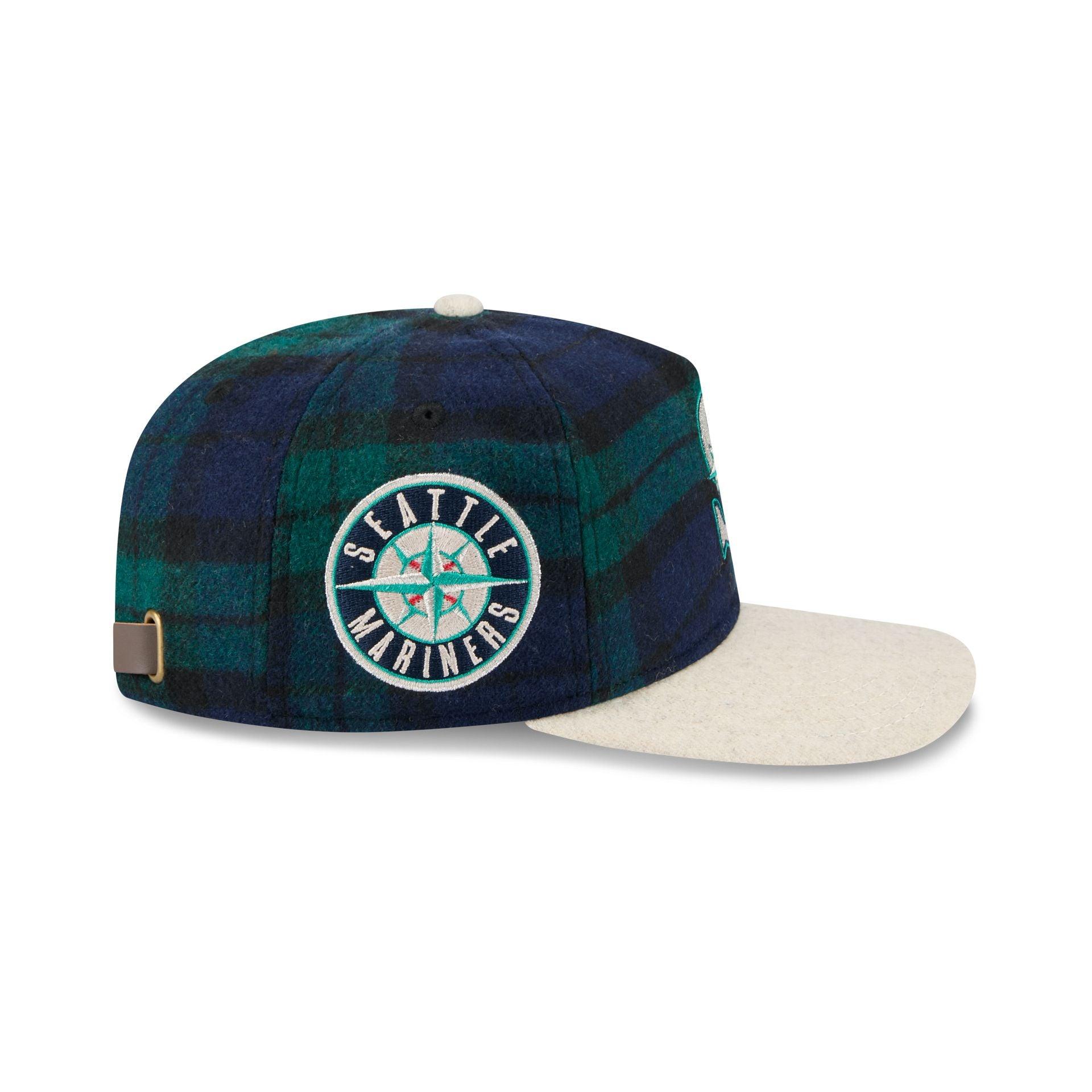 Seattle Mariners Plaid Letterman 19TWENTY Adjustable Hat Male Product Image