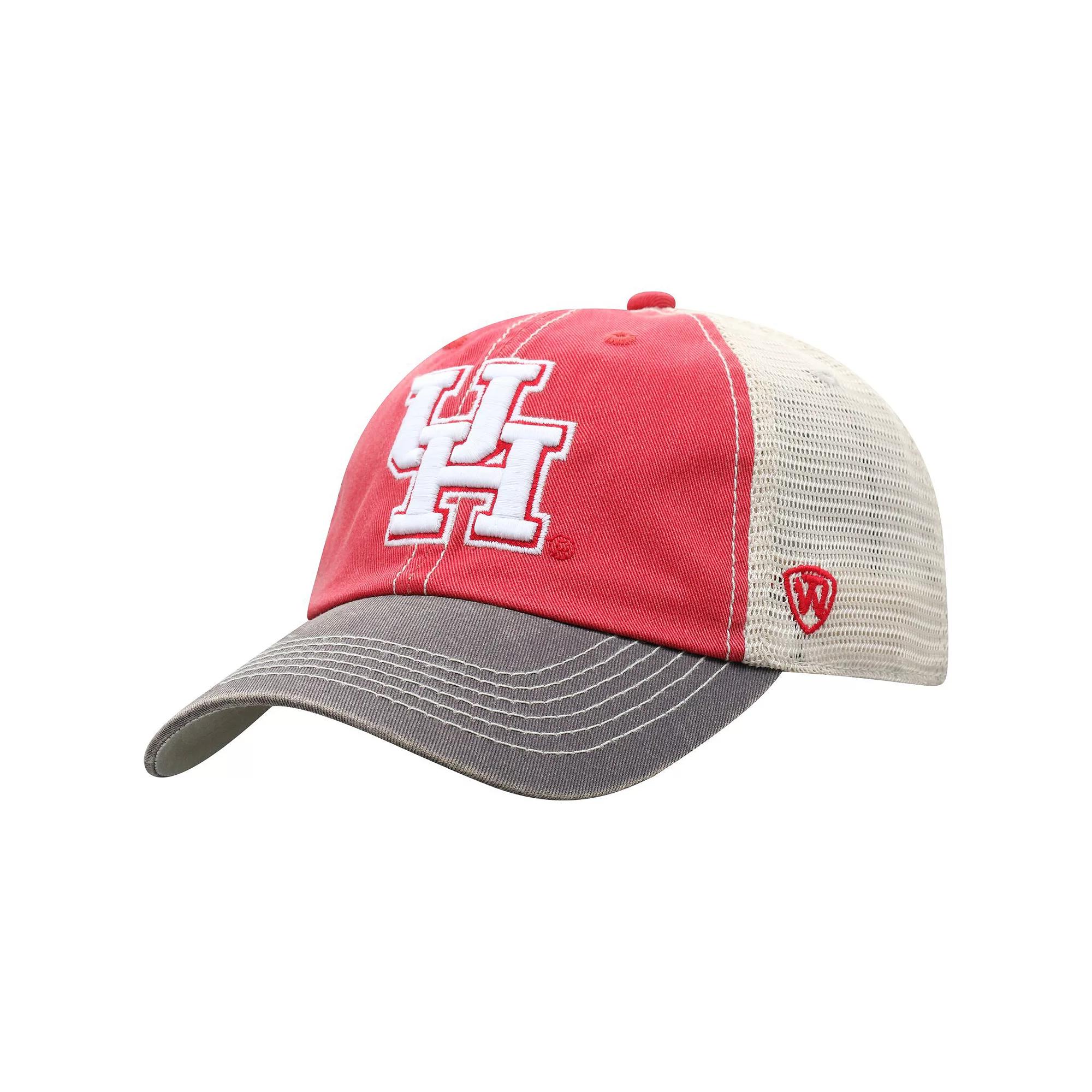 Mens Top of the World Red Houston Cougars Offroad Trucker Snapback Hat Product Image