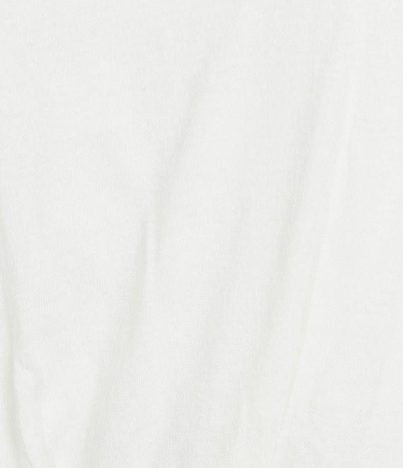 Good American Cotton Muscle Crew Neck Sleeveless Tee Product Image