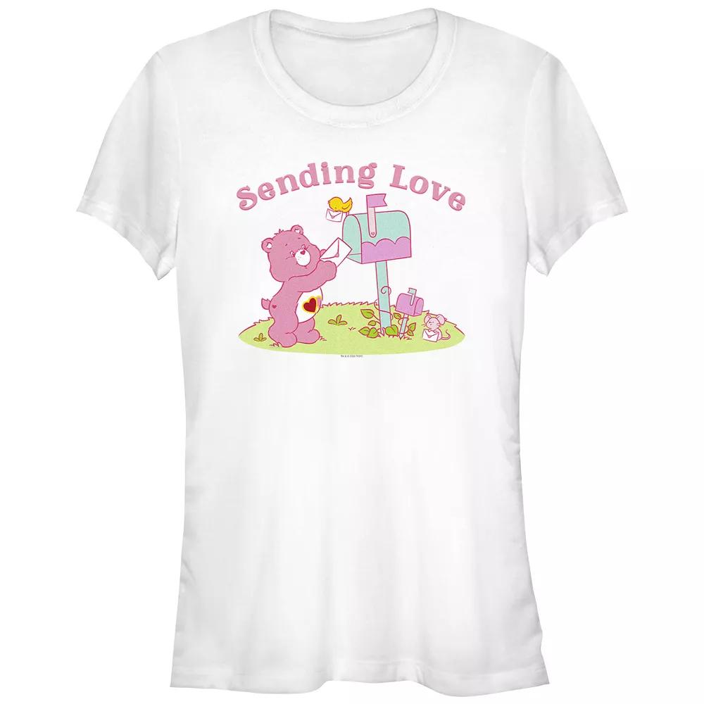 Juniors' Care Bears Love Stack Graphic Tee, Girl's,  Product Image