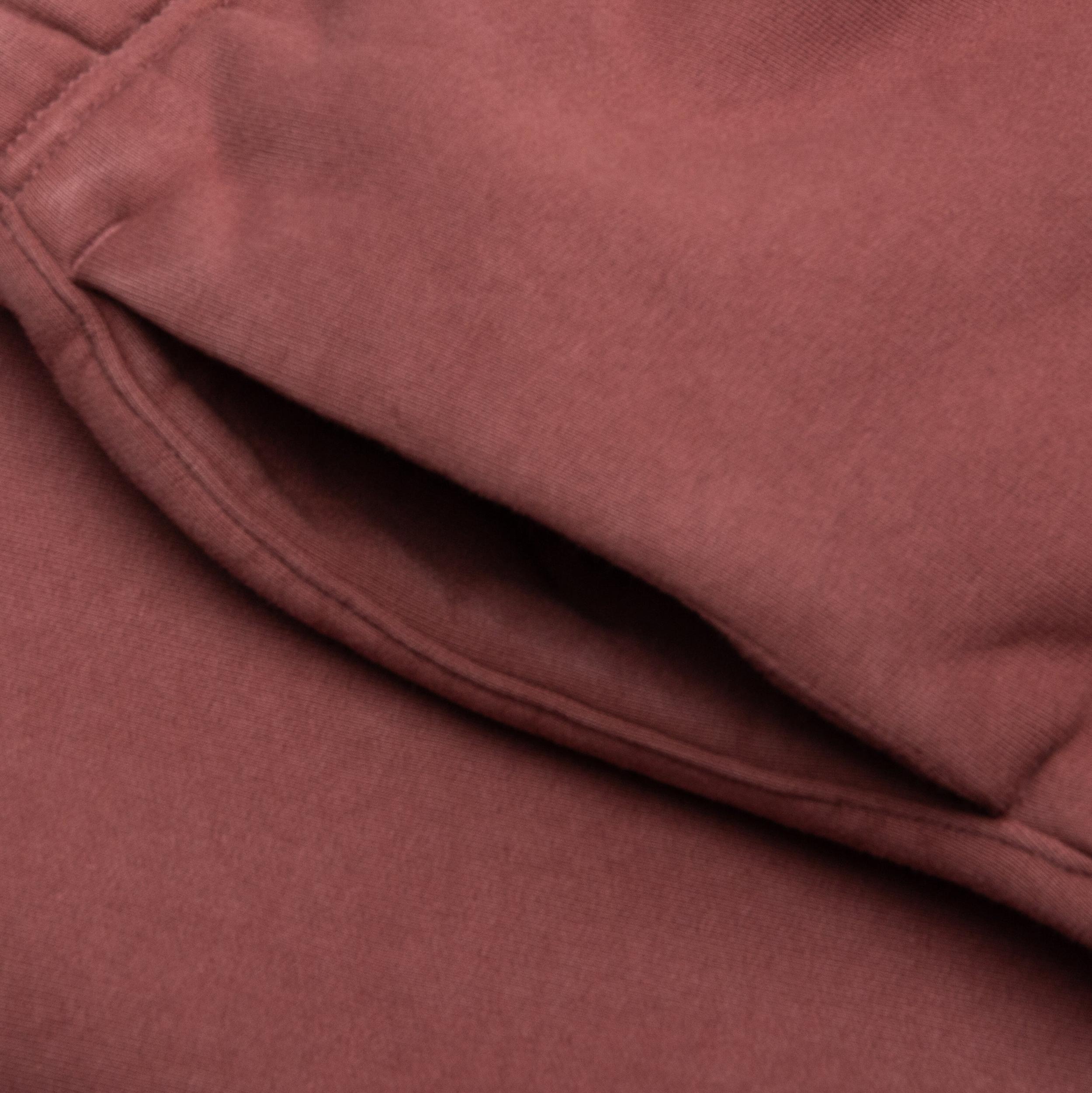 Heavy Fleece Sweatpant - Crimson Male Product Image