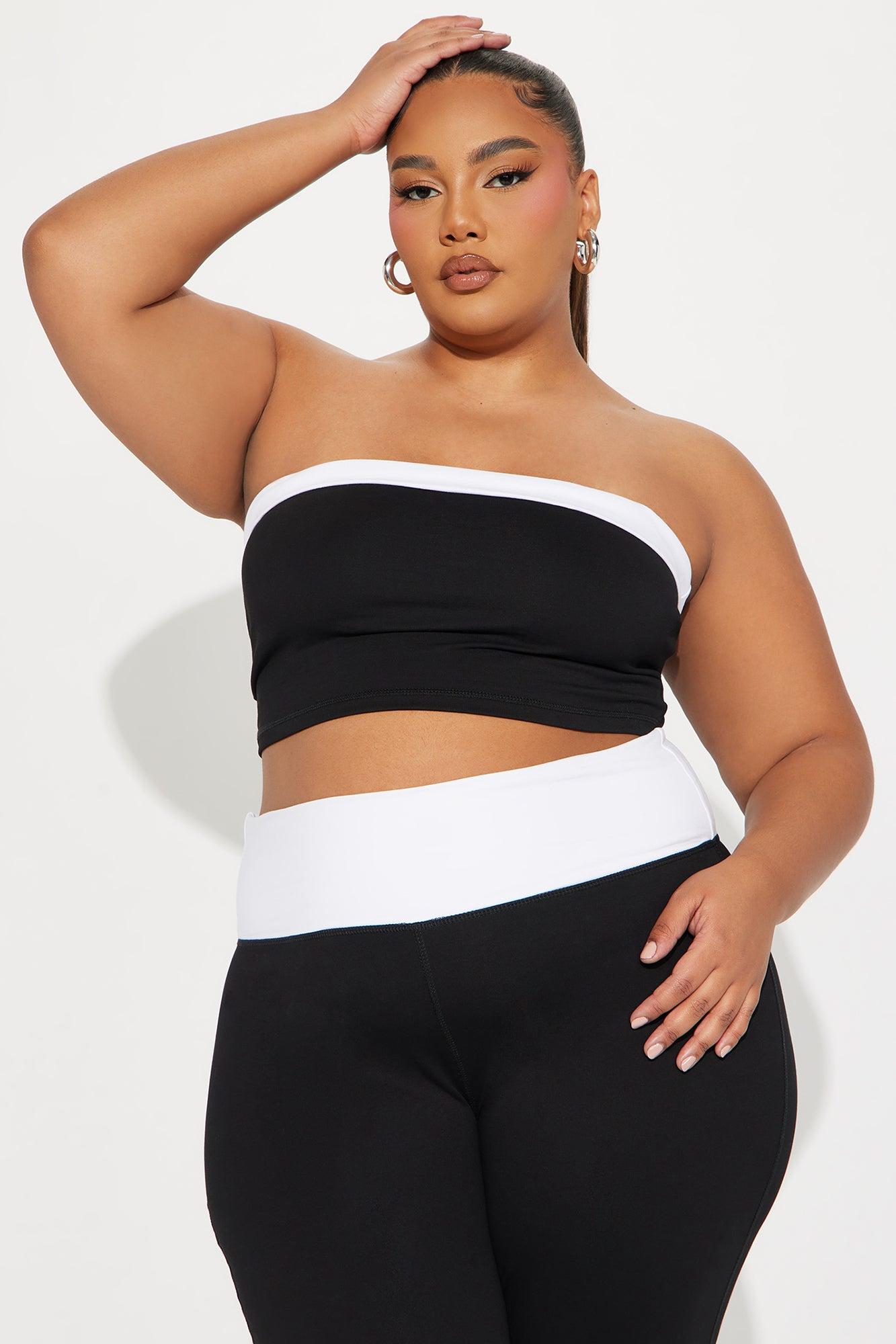 Running Errands Pant Set - Black/White Product Image