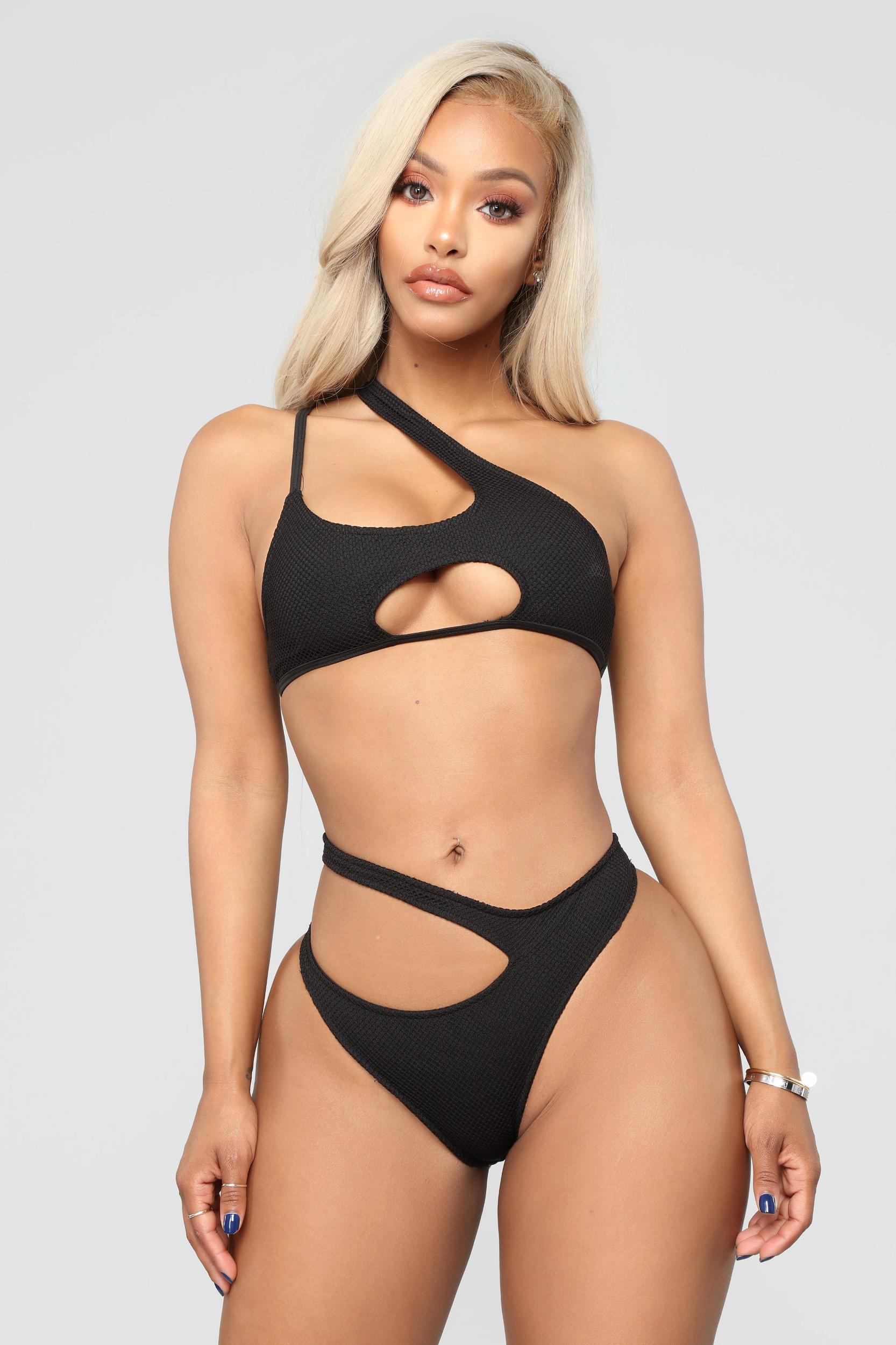 Brighter Under The Sun Bikini - Black Product Image
