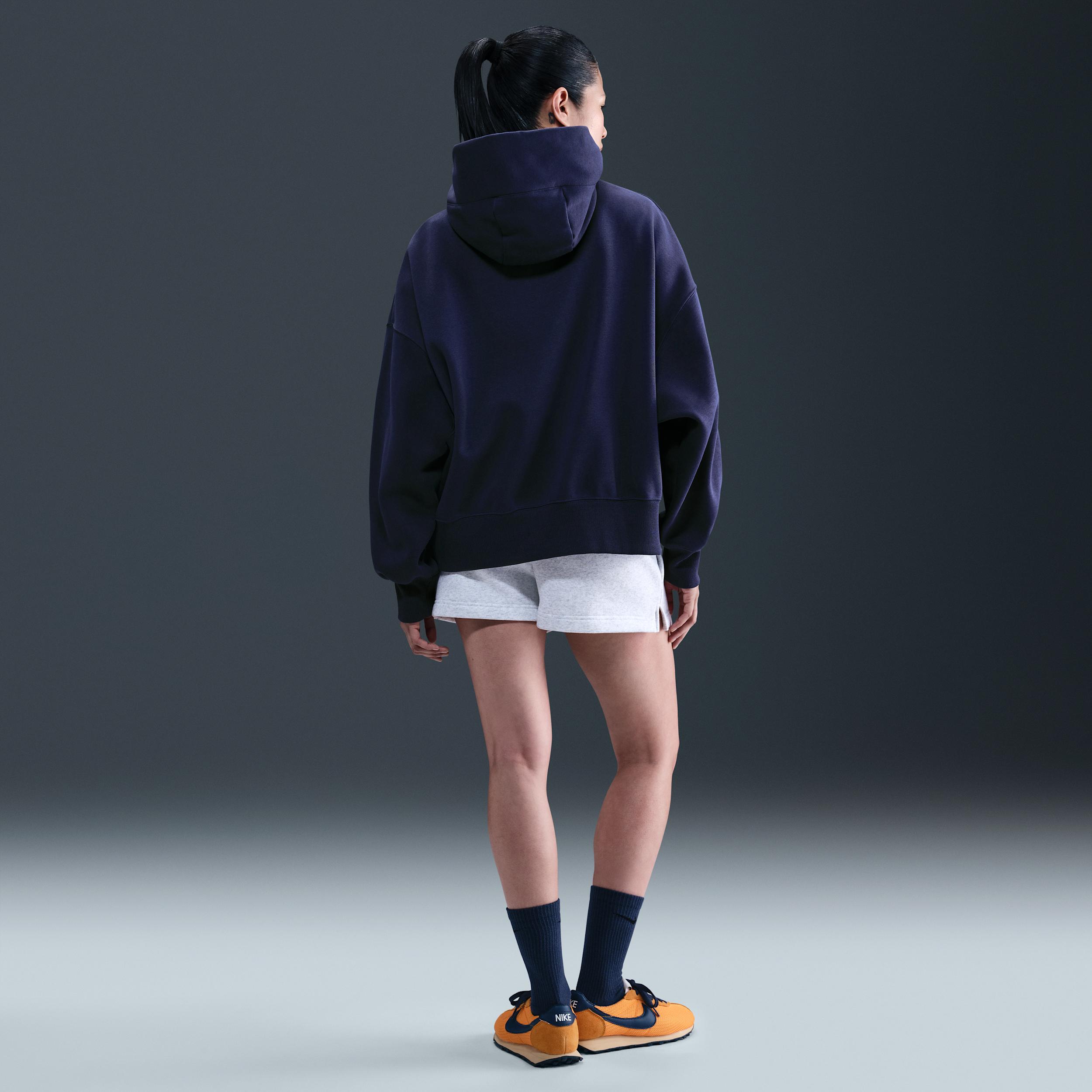 Womens Nike Sportswear Phoenix Fleece Over-Oversized Pullover Hoodie | DQ5858-410 Product Image