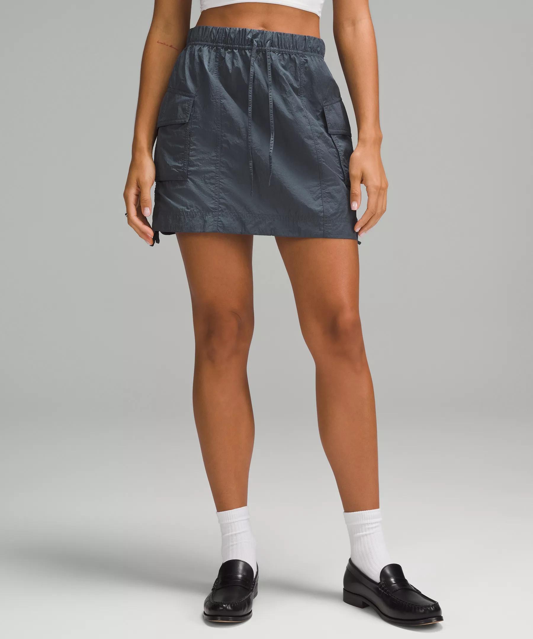 Nylon Cargo Mini Skirt Product Image