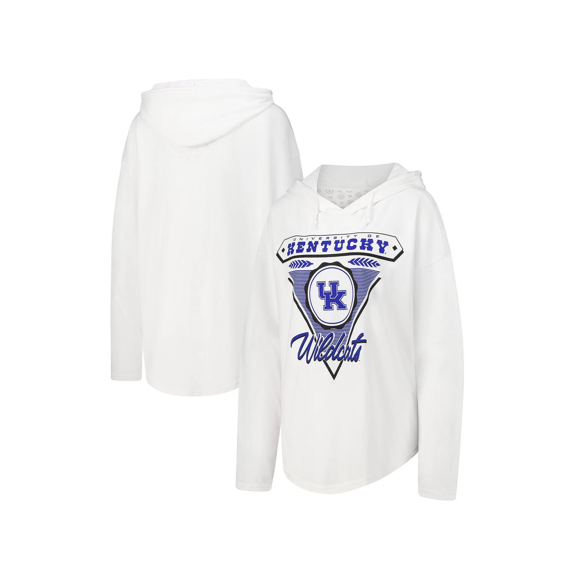 Womens Pressbox Kentucky Wildcats San Bruno Hoodie Long Sleeve T-Shirt Product Image