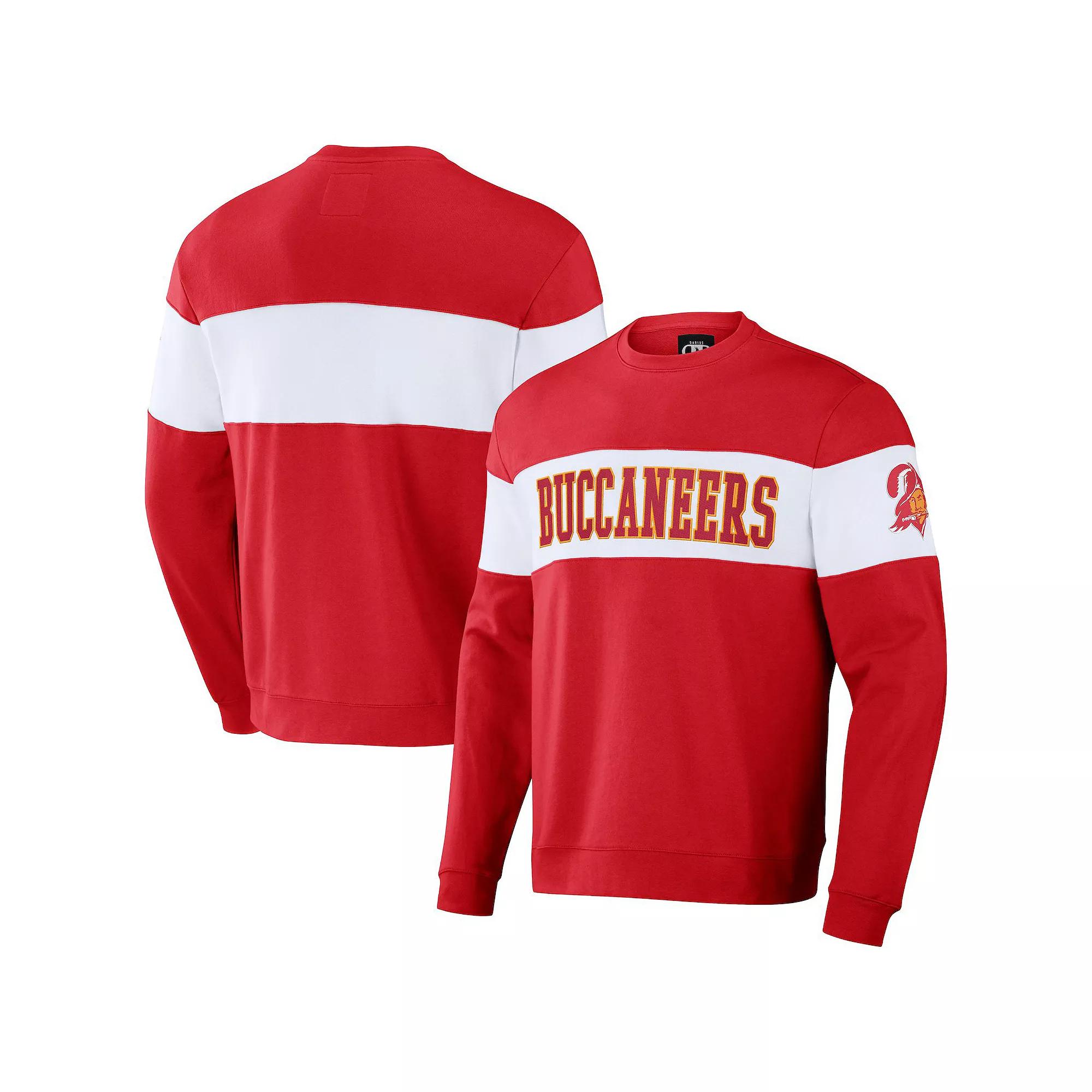 Men's Darius Rucker Collection by Fanatics Royal Chicago Cubs Stripe Pullover Sweatshirt,  Product Image