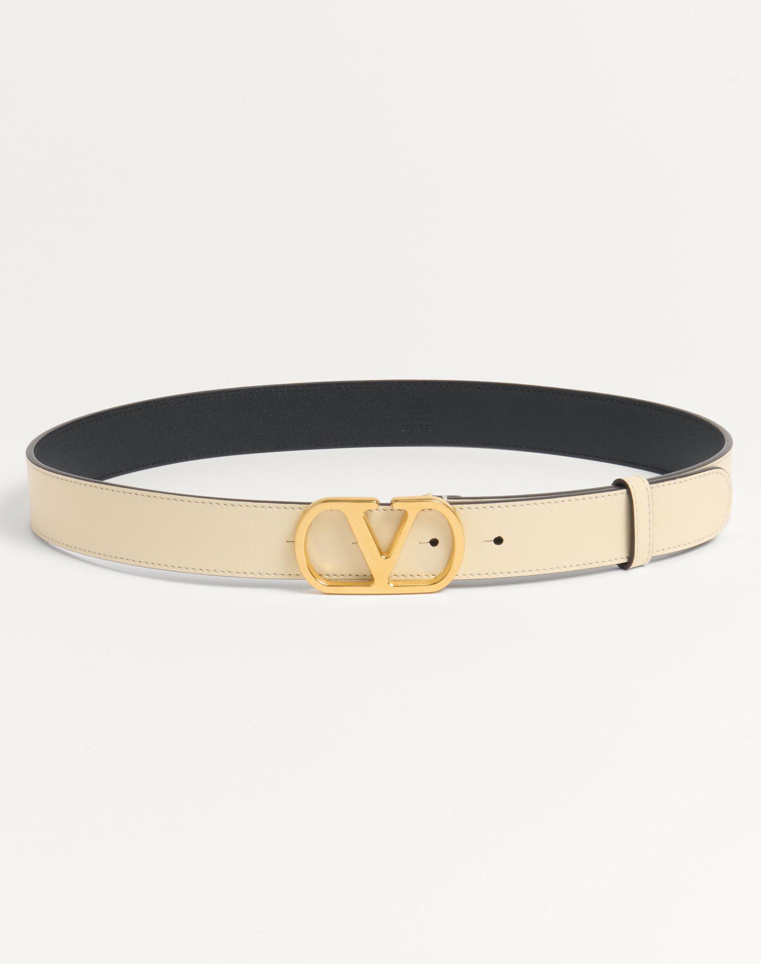 Vlogo Signature Belt In Shiny Calfskin 30 Mm Product Image