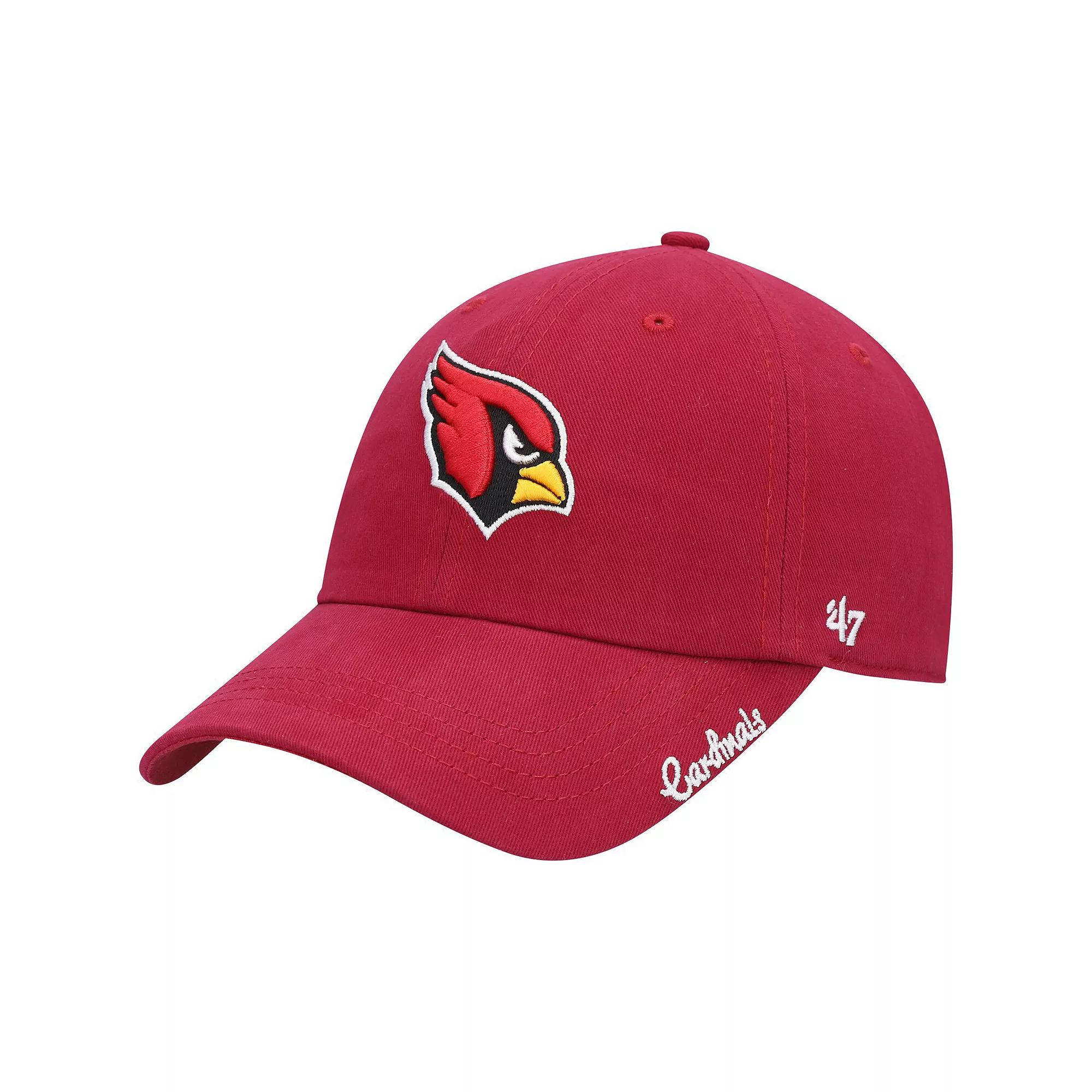 Women's '47 Cardinal Arizona Cardinals Miata Clean Up Secondary Adjustable Hat, Red Product Image
