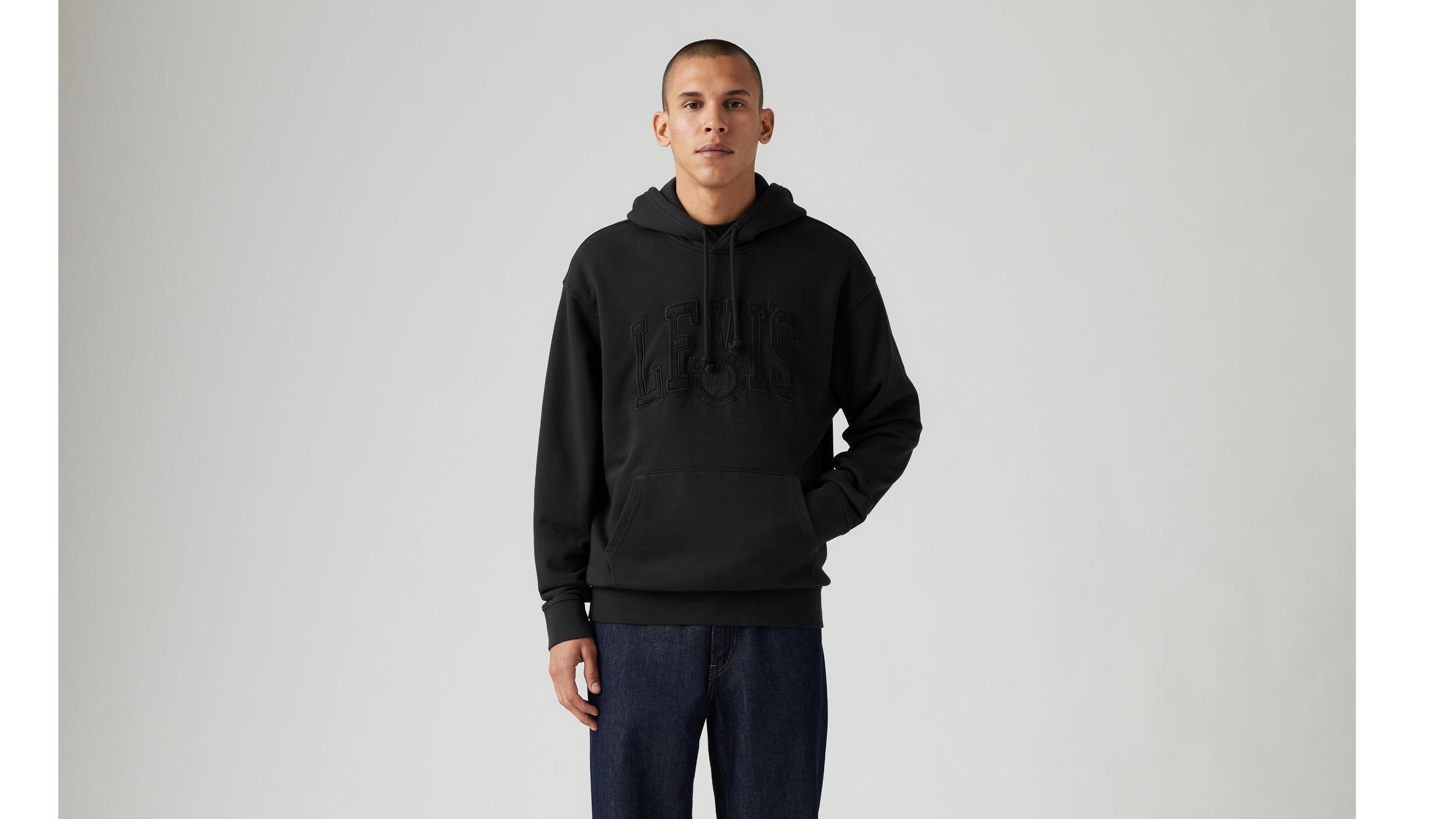 Relaxed Fit Graphic Hoodie Sweatshirt Product Image