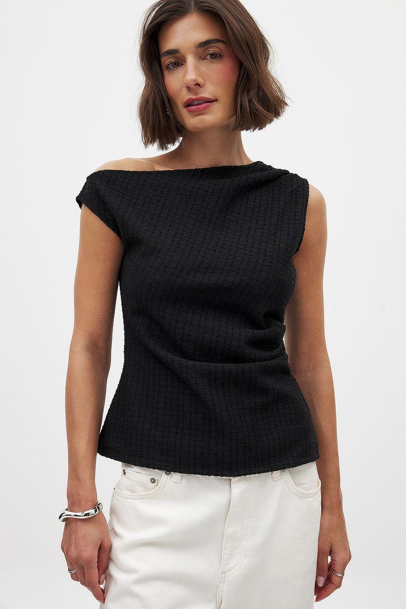 Bouclé Sleeveless Top Product Image