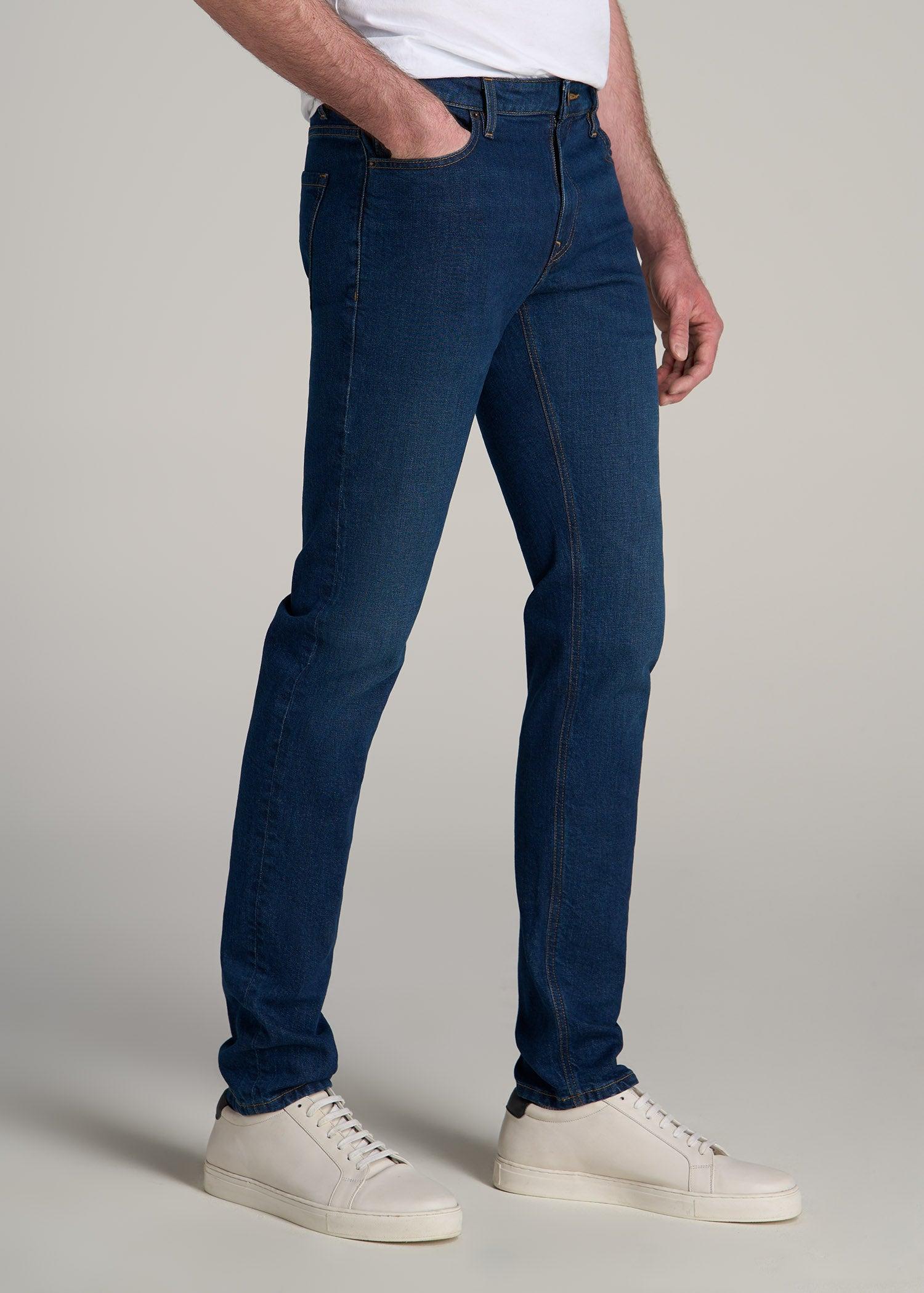 Americana Collection Dylan Slim Fit Jeans For Tall Men in Crown Blue Male Product Image
