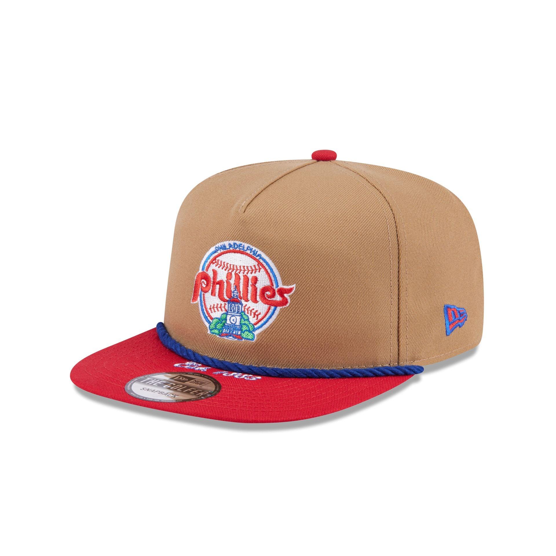 Philadelphia Phillies Khaki Rope Golfer Hat Male Product Image