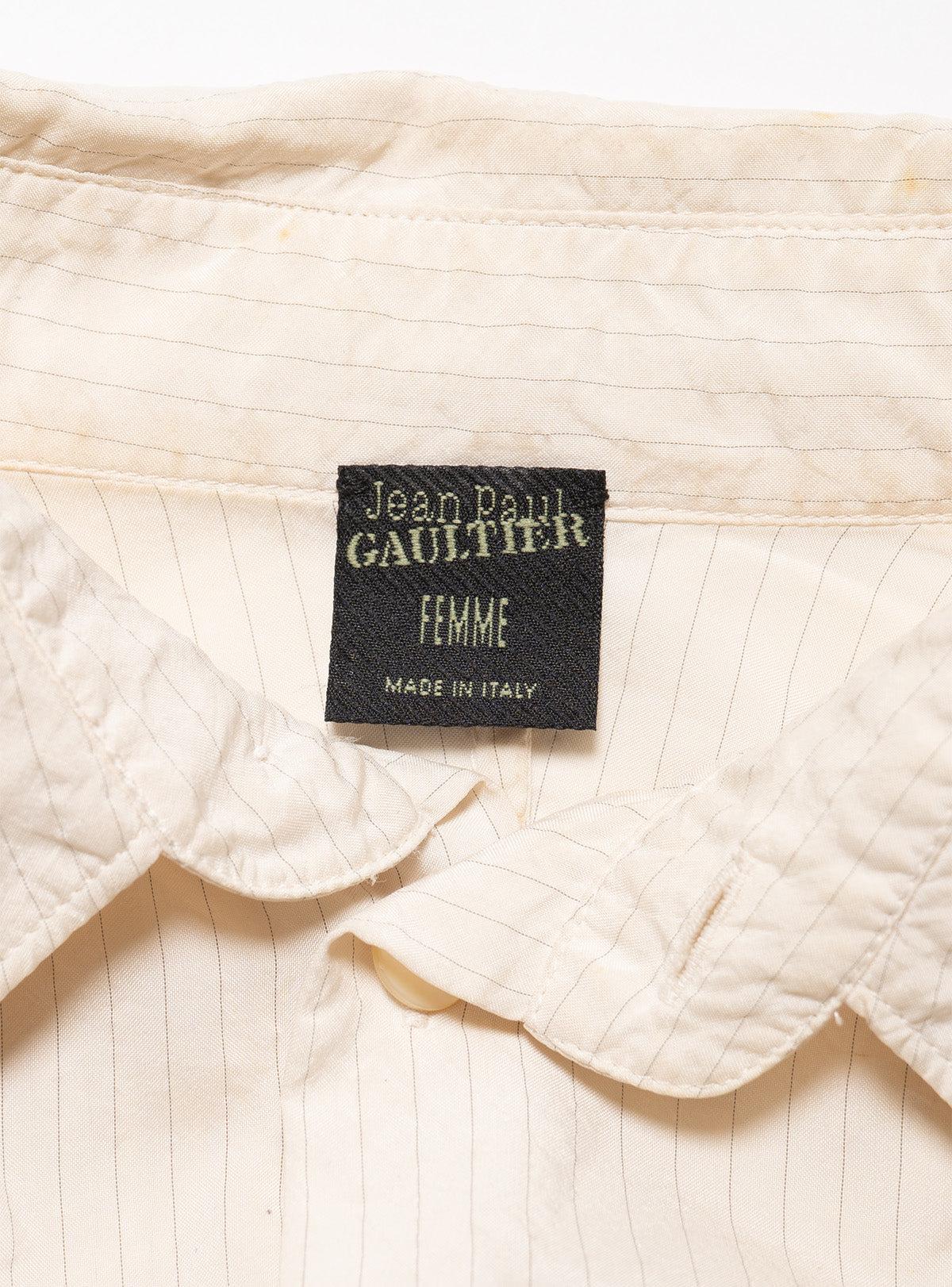 Jean Paul Gaultier Pinstripe Dress Button Down Product Image