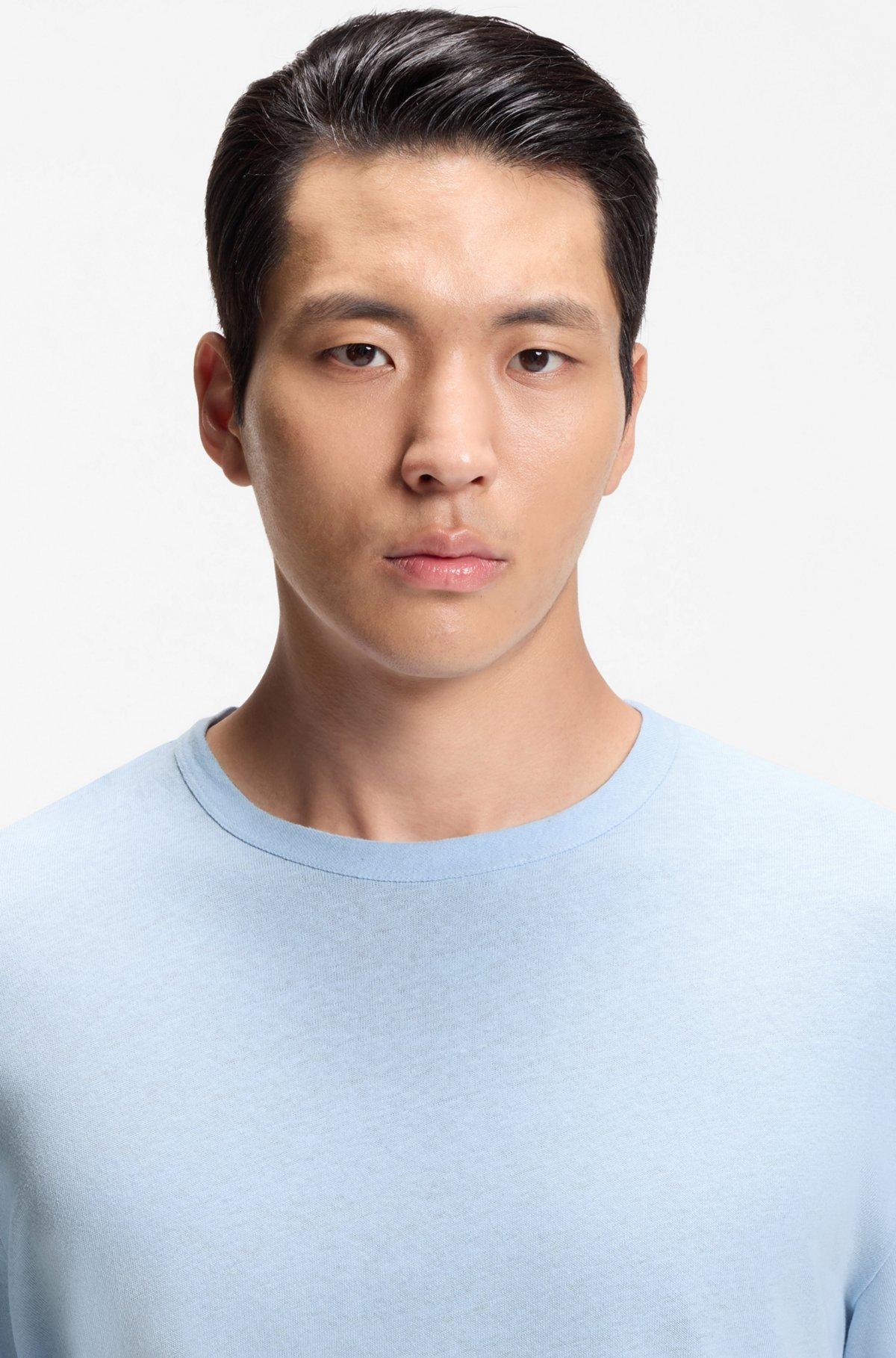Cotton-linen T-shirt in a regular fit Product Image