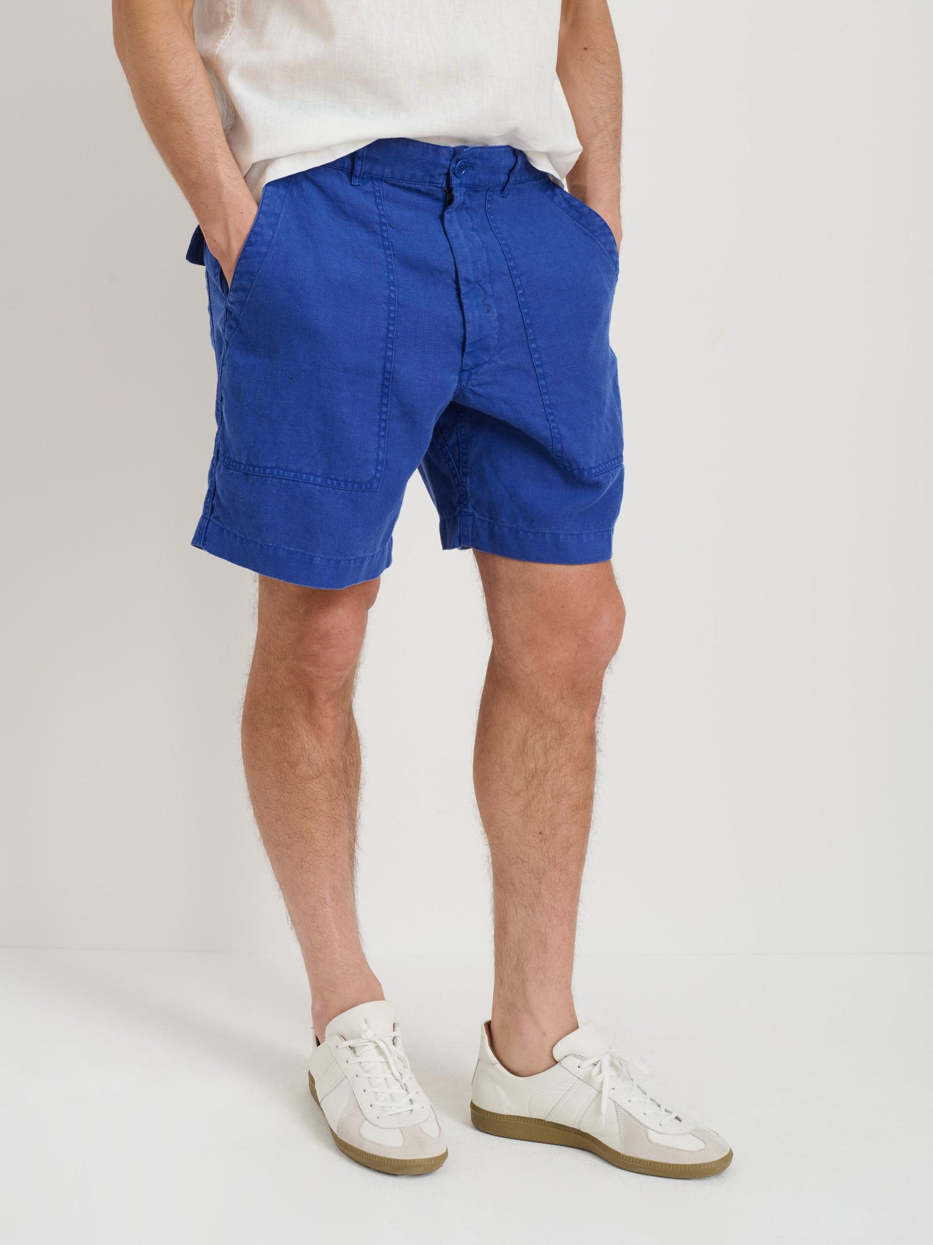 Garment Dyed Pull On Field Short In Linen Product Image