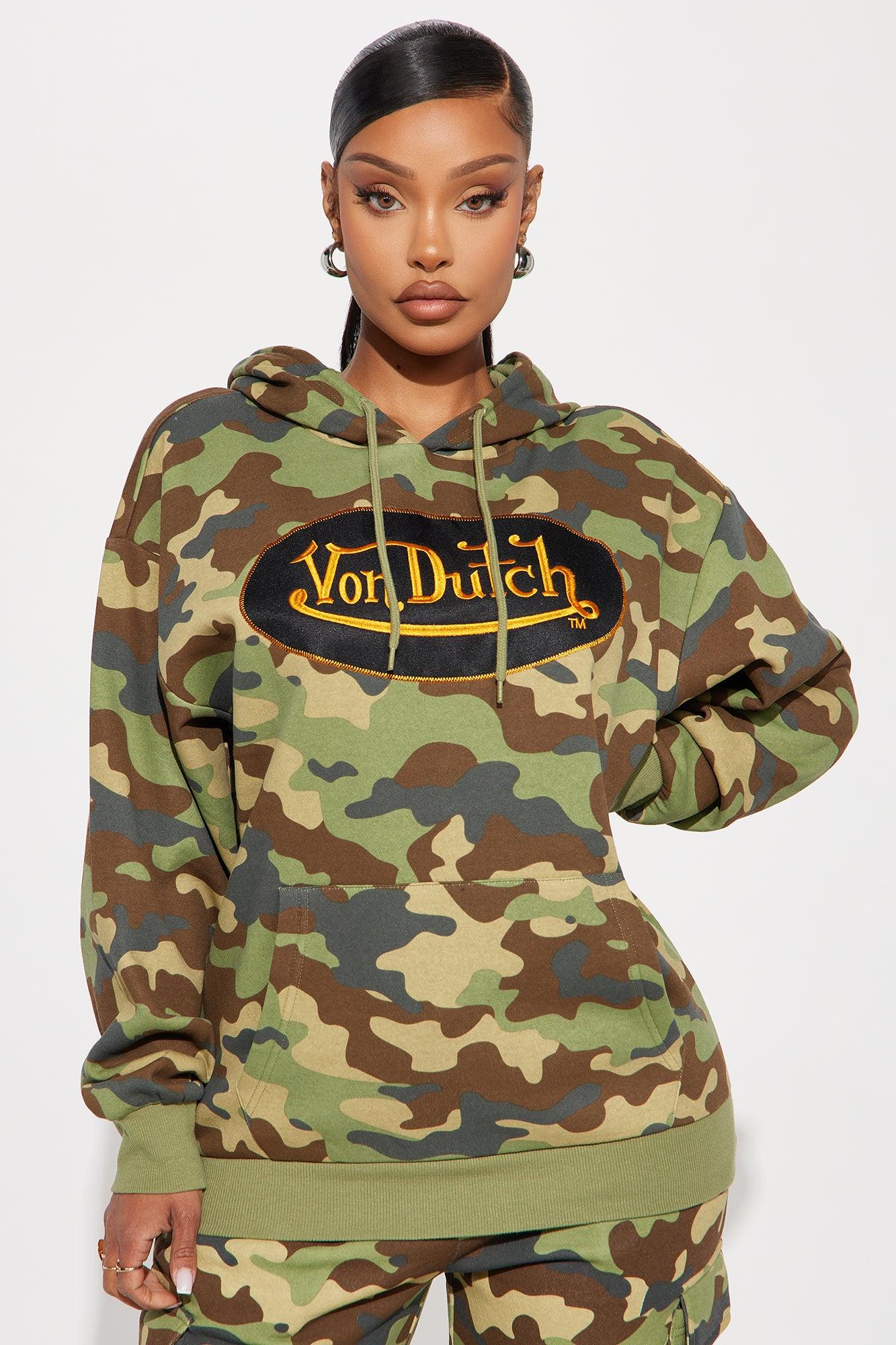Von Dutch Camo Patch Hoodie - Camouflage Product Image