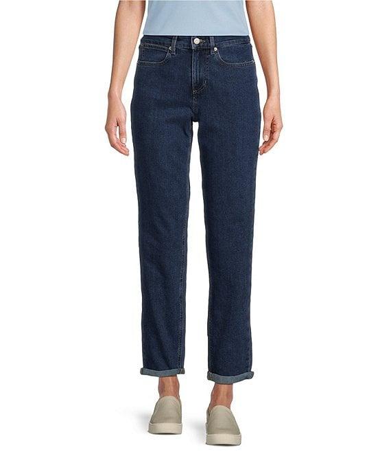 L.L.Bean 207 Vintage High Rise Straight Leg Boyfriend Jeans Product Image