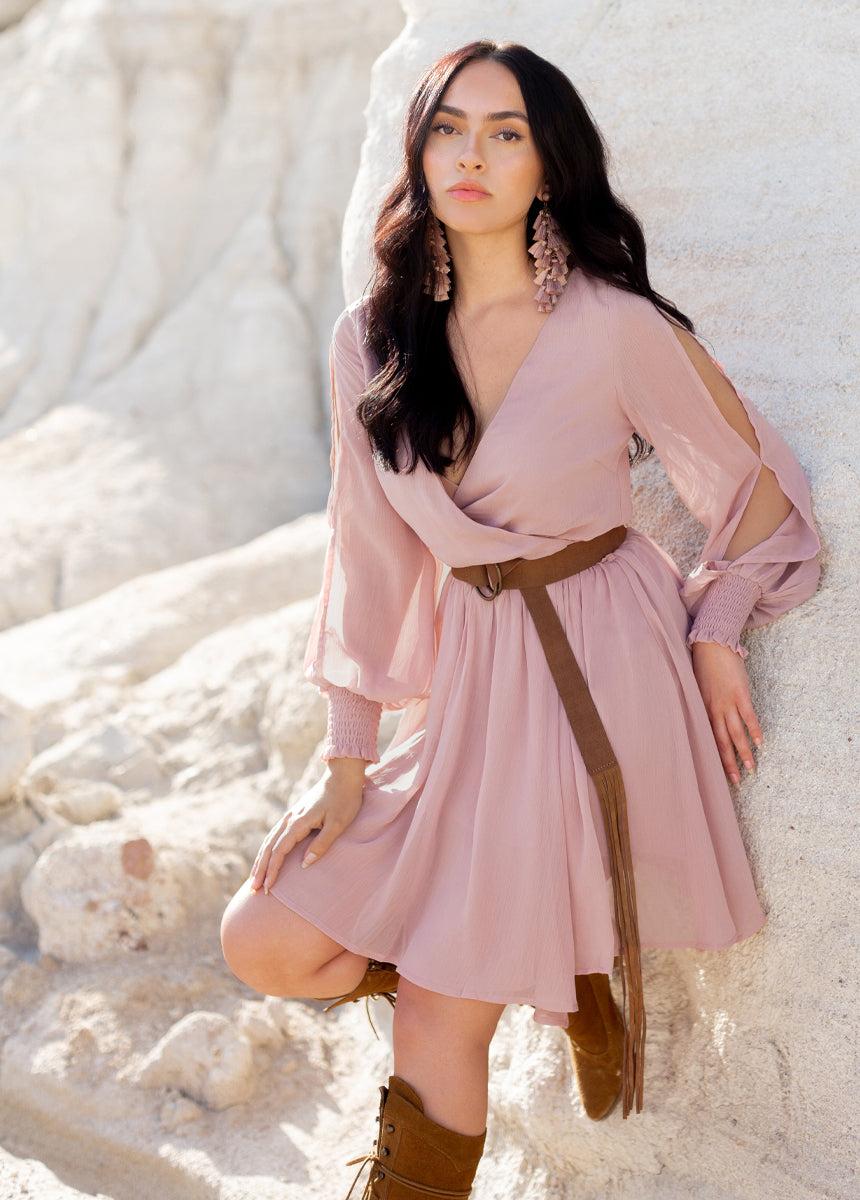 Ani Dress in Nude Pink Female Product Image
